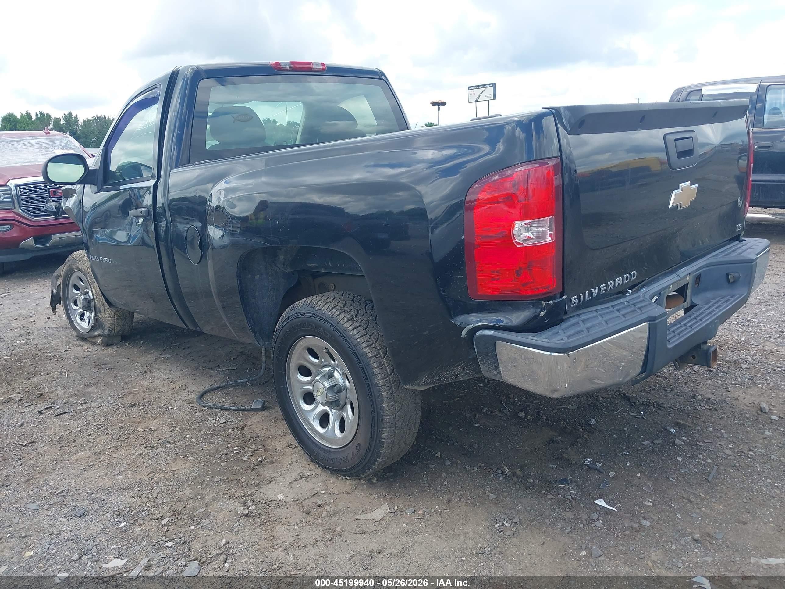 2008 Chevrolet Silverado 1500 Work Truck Black vin: 1GCEC14C88Z211185