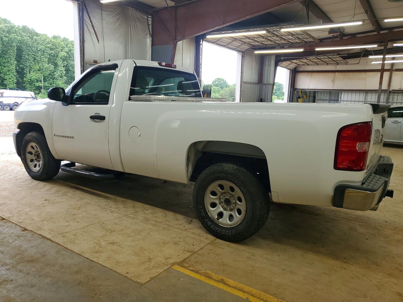 2007 Chevrolet Silverado Ls White vin: 1GCEC14C97Z555073