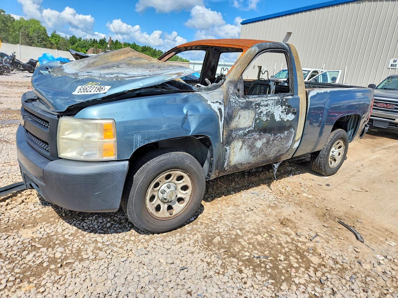 2007 Chevrolet Silverado C1500 Burn vin: 1GCEC14CX7Z578295