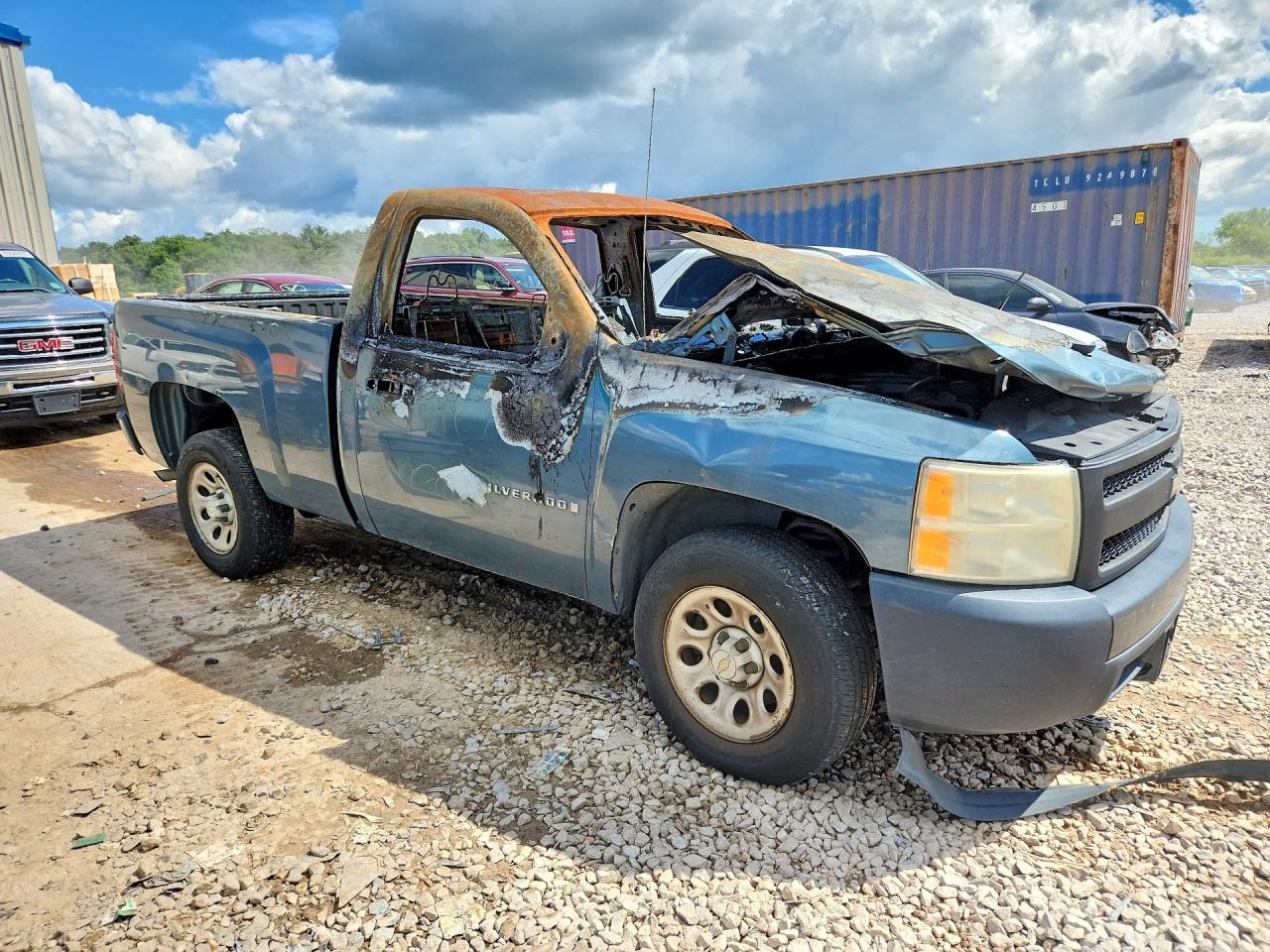 2007 Chevrolet Silverado C1500 Burn vin: 1GCEC14CX7Z578295