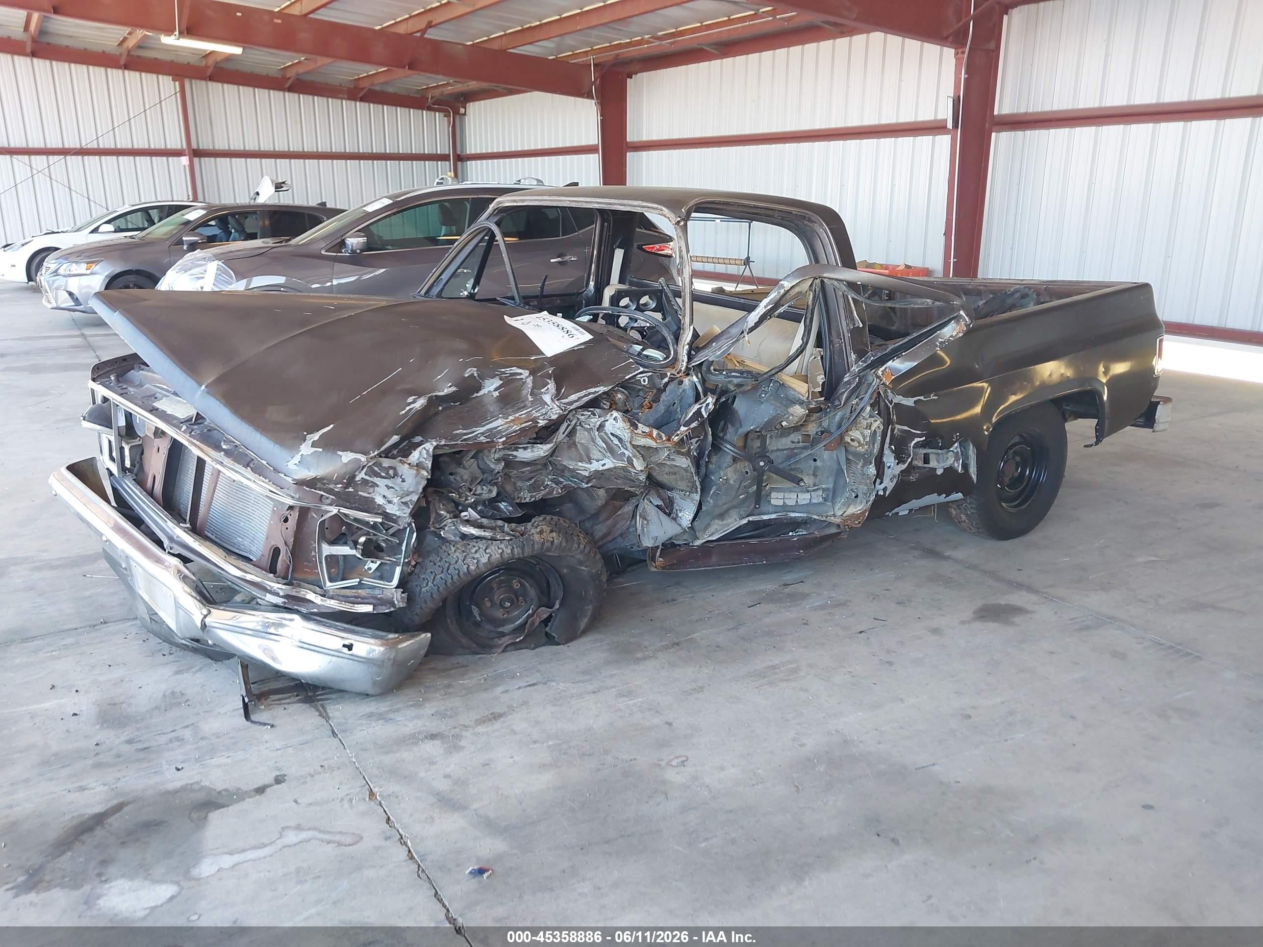 1985 Chevrolet C10   Brown vin: 1GCEC14F6FJ183165
