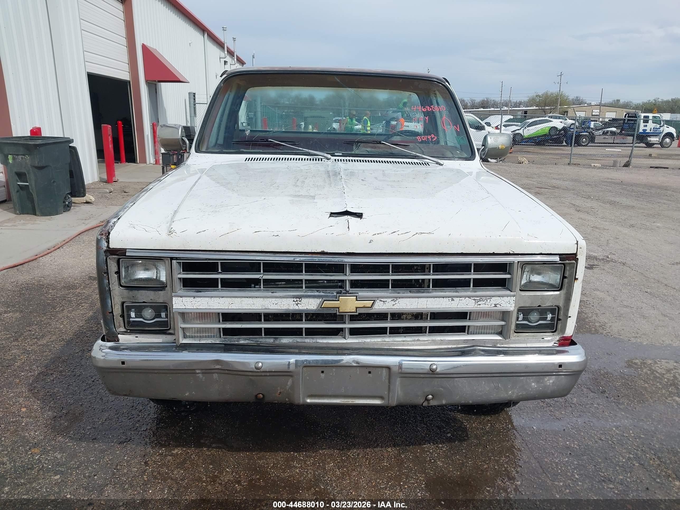 1981 Chevrolet C10   White vin: 1GCEC14H2BS185372