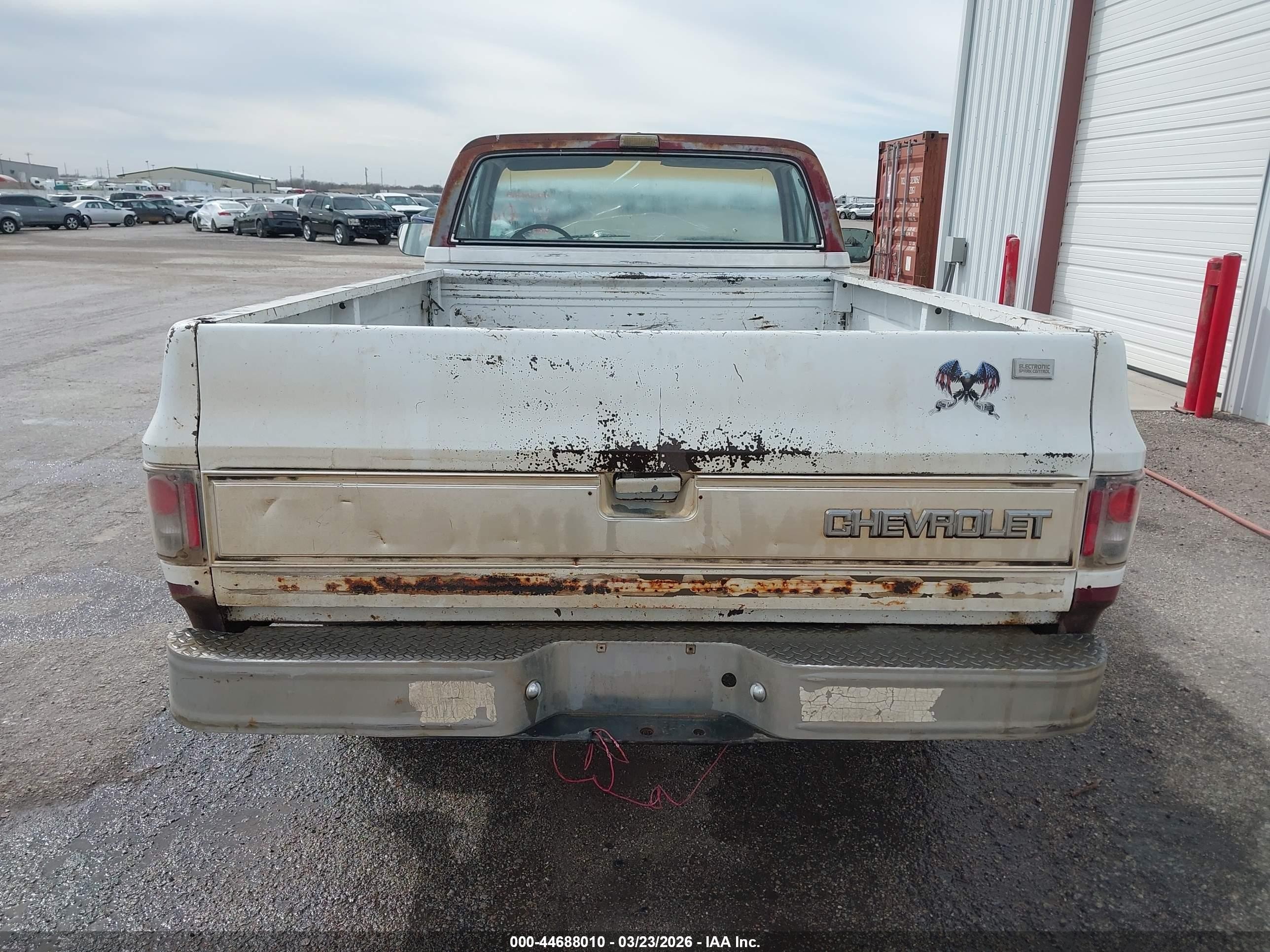 1981 Chevrolet C10   White vin: 1GCEC14H2BS185372