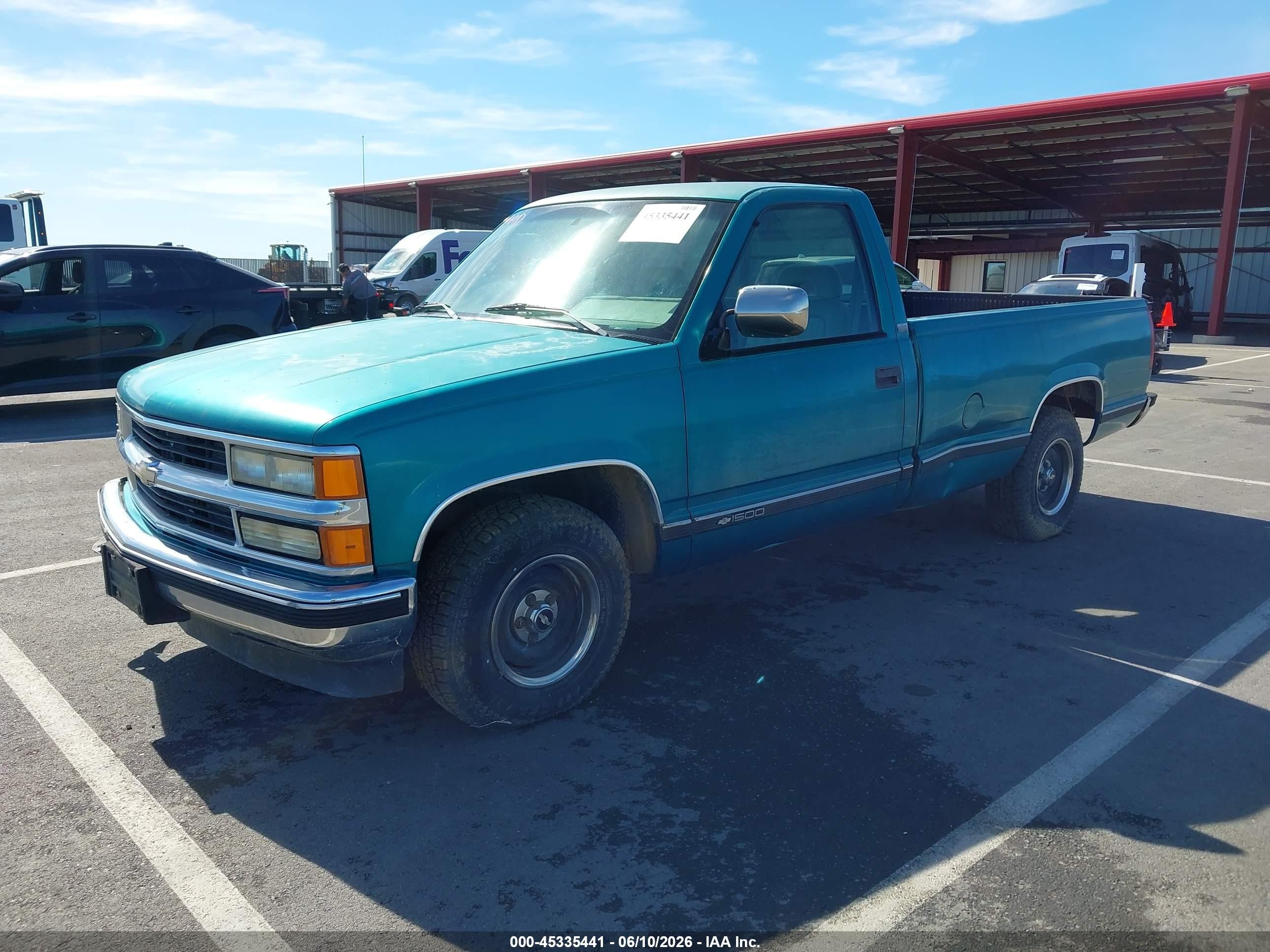 1994 Chevrolet Gmt-400 C1500 Green vin: 1GCEC14H3RZ256550