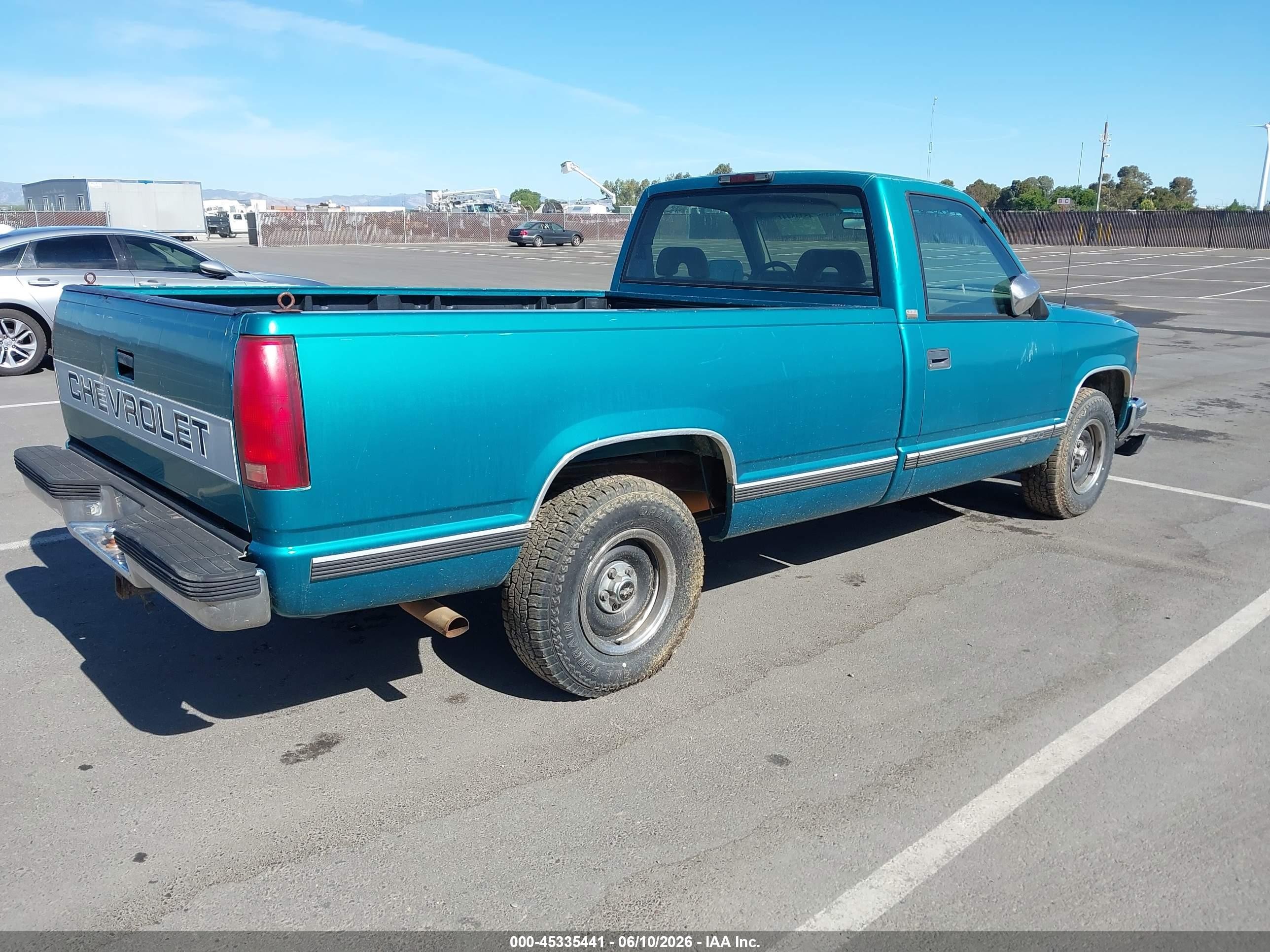 1994 Chevrolet Gmt-400 C1500 Green vin: 1GCEC14H3RZ256550
