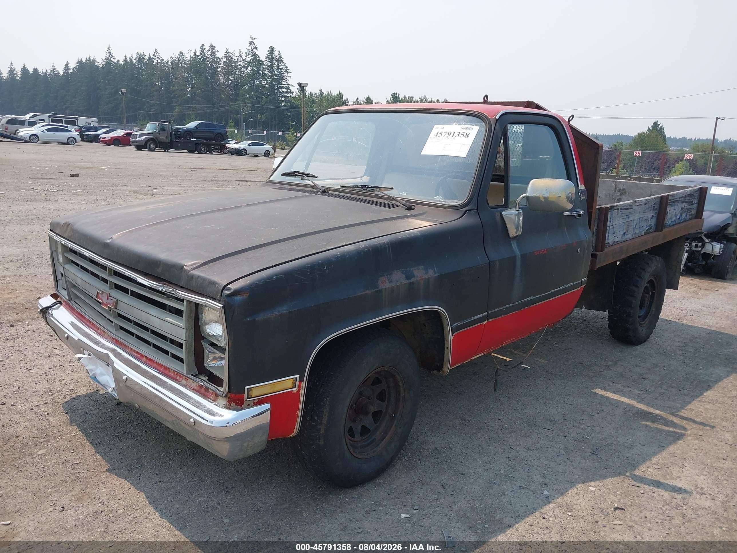 1985 Chevrolet C10   Черный vin: 1GCEC14H5FJ185202