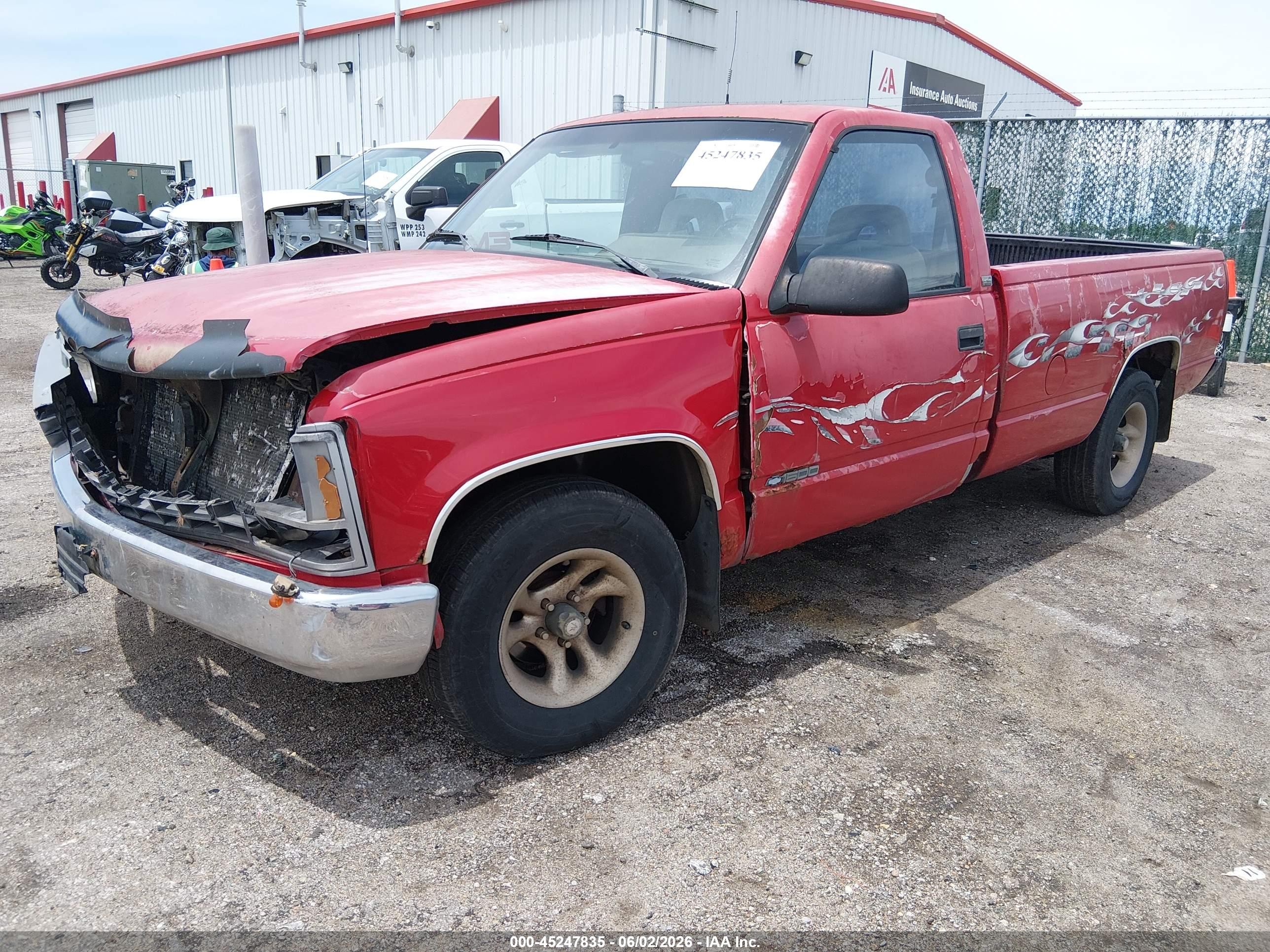 1991 Chevrolet Gmt-400 C1500 Красный vin: 1GCEC14HXME182009