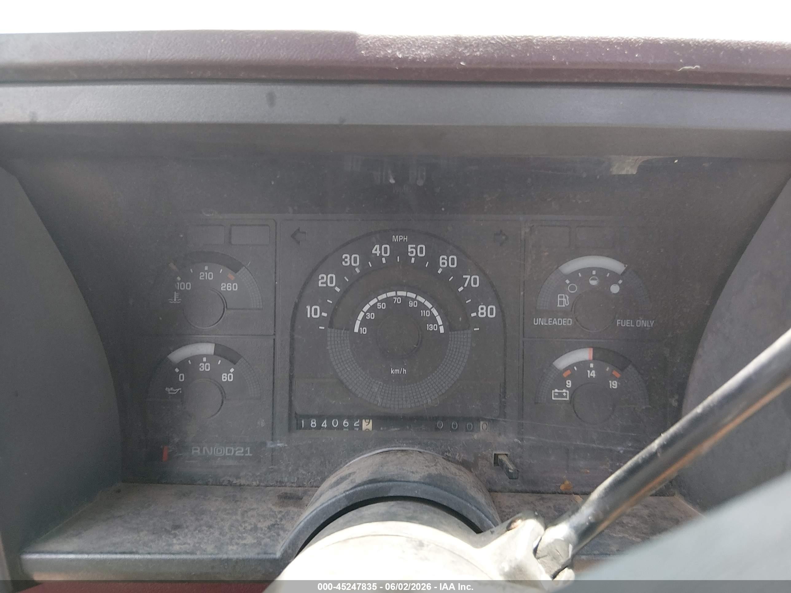 1991 Chevrolet Gmt-400 C1500 Красный vin: 1GCEC14HXME182009
