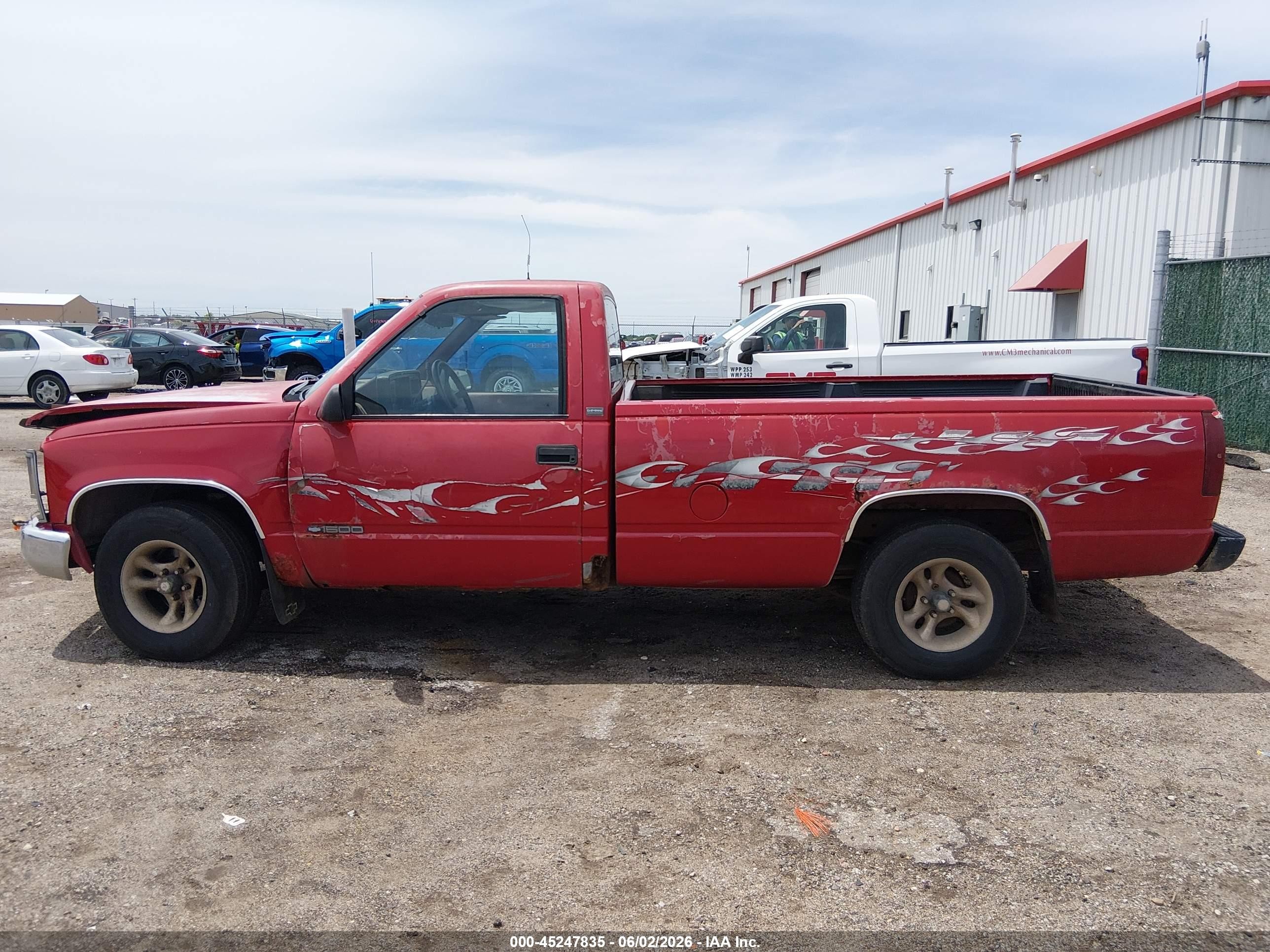 1991 Chevrolet Gmt-400 C1500 Красный vin: 1GCEC14HXME182009
