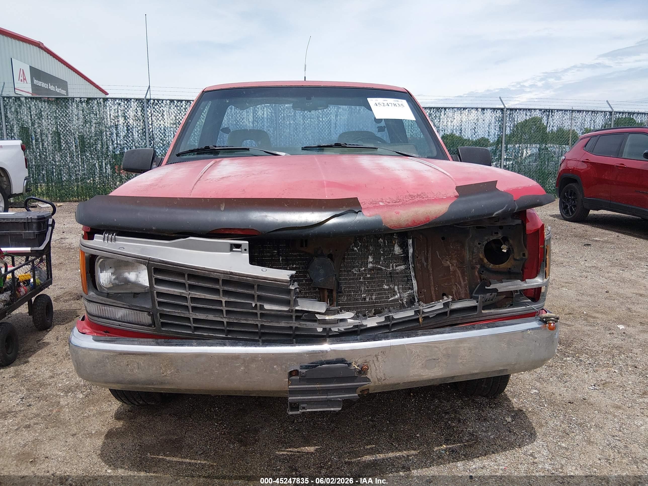 1991 Chevrolet Gmt-400 C1500 Красный vin: 1GCEC14HXME182009