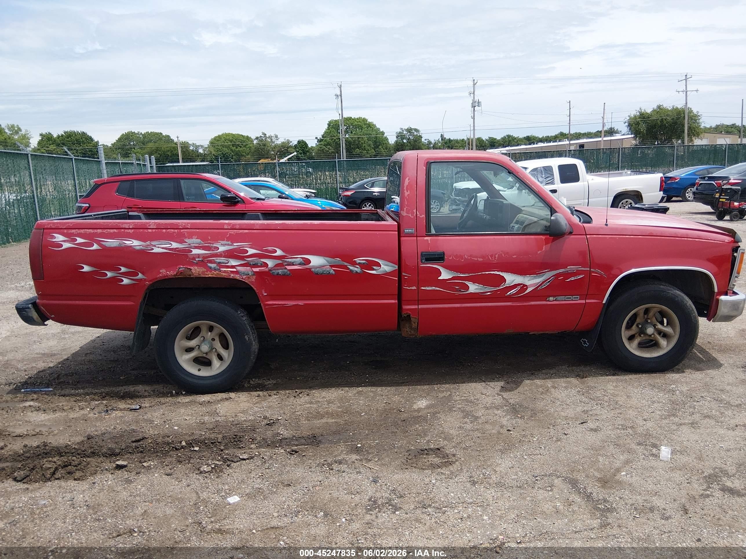 1991 Chevrolet Gmt-400 C1500 Красный vin: 1GCEC14HXME182009