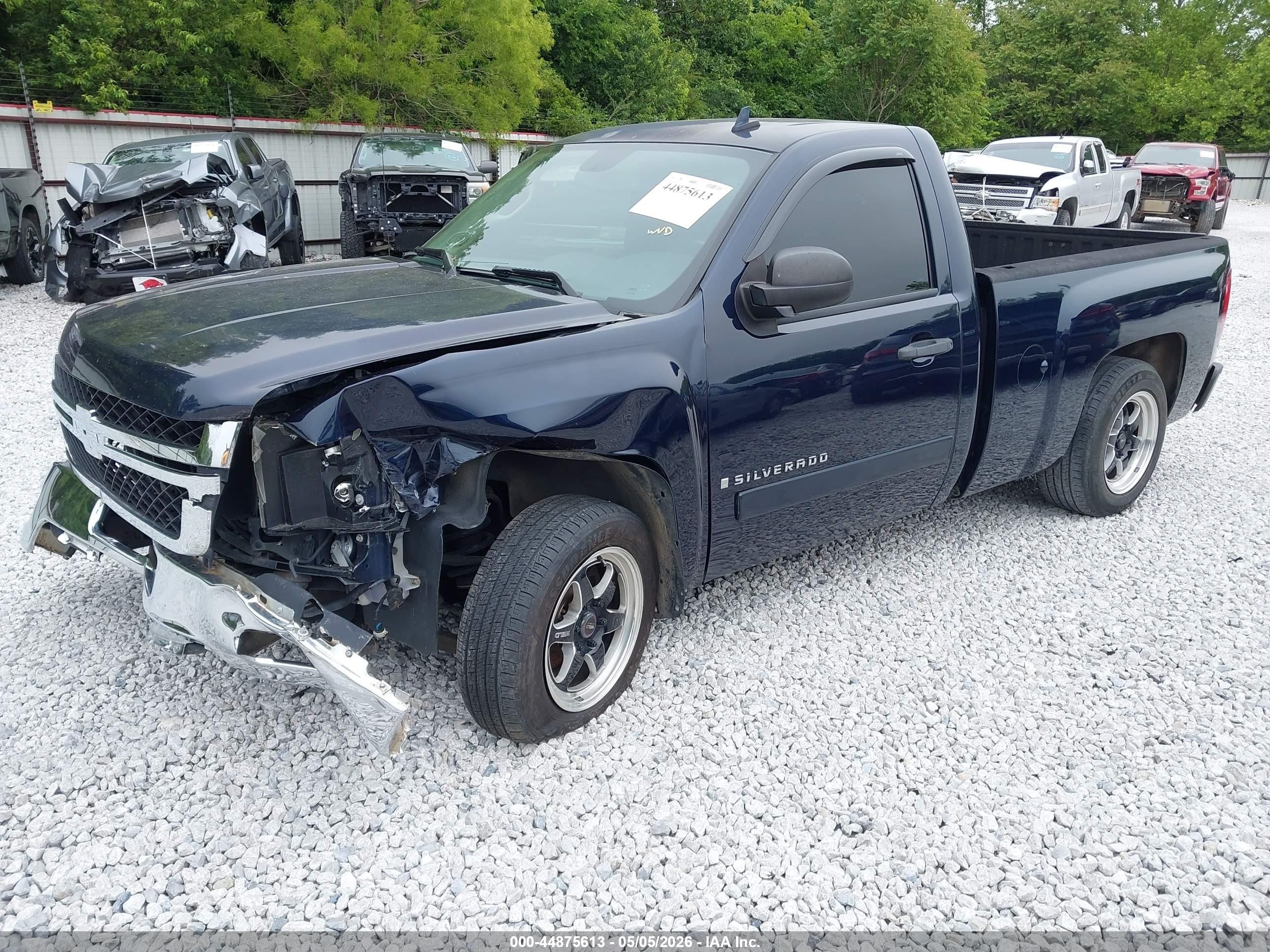 2007 Chevrolet Silverado 1500 Lt1 Blue vin: 1GCEC14J27Z652596