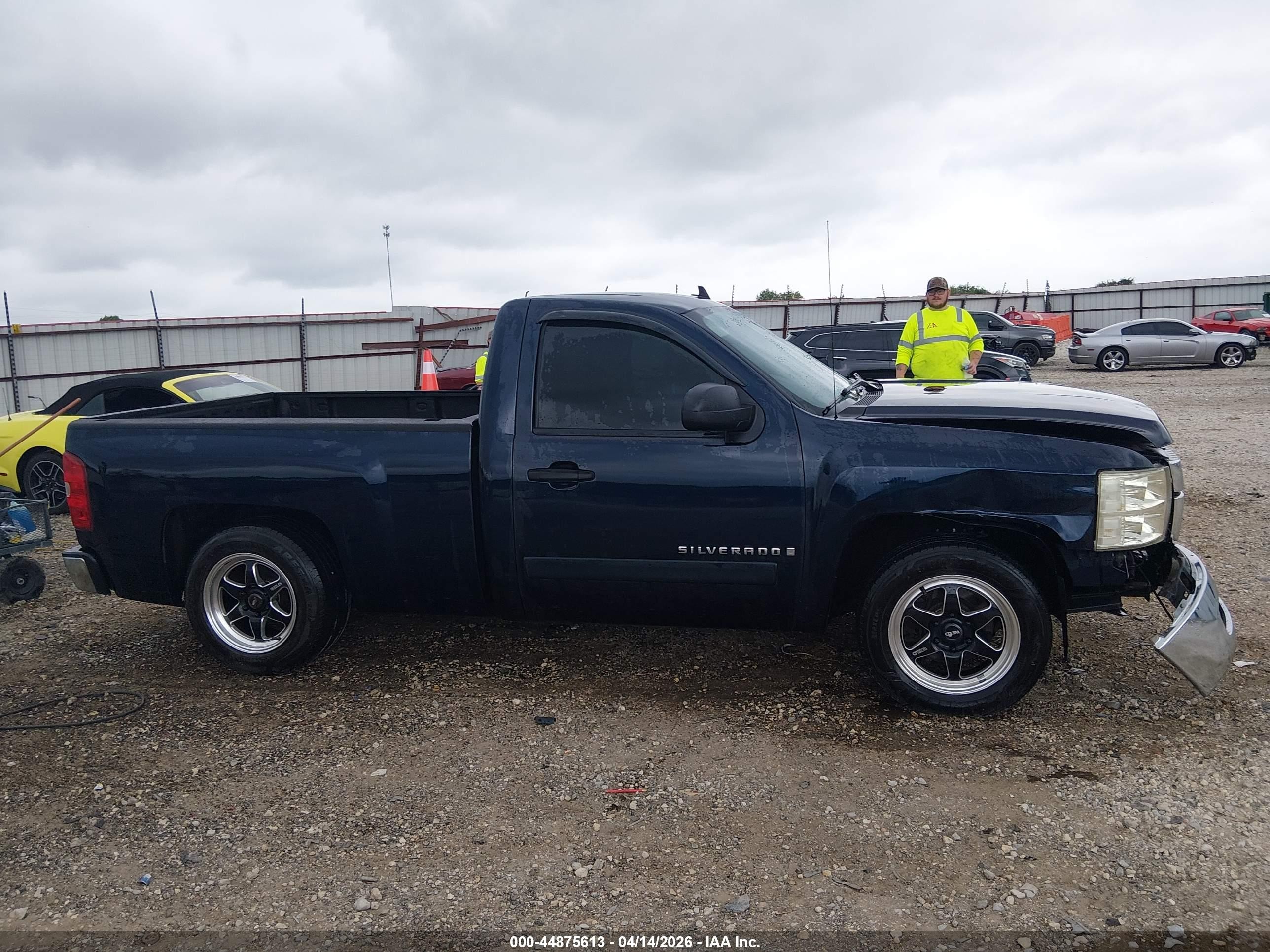 2007 Chevrolet Silverado 1500 Lt1 Blue vin: 1GCEC14J27Z652596