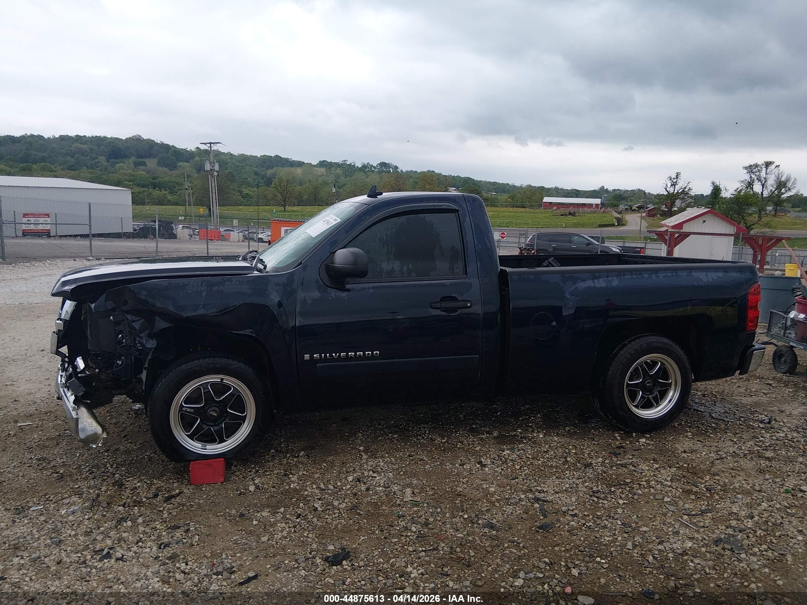 2007 Chevrolet Silverado 1500 Lt1 Blue vin: 1GCEC14J27Z652596