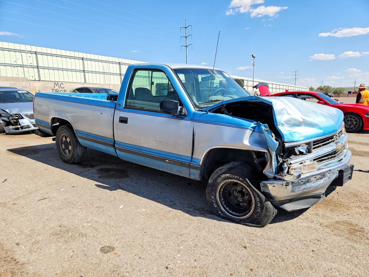 1995 Chevrolet Gmt-400 C1500 Синий vin: 1GCEC14K0SZ263991