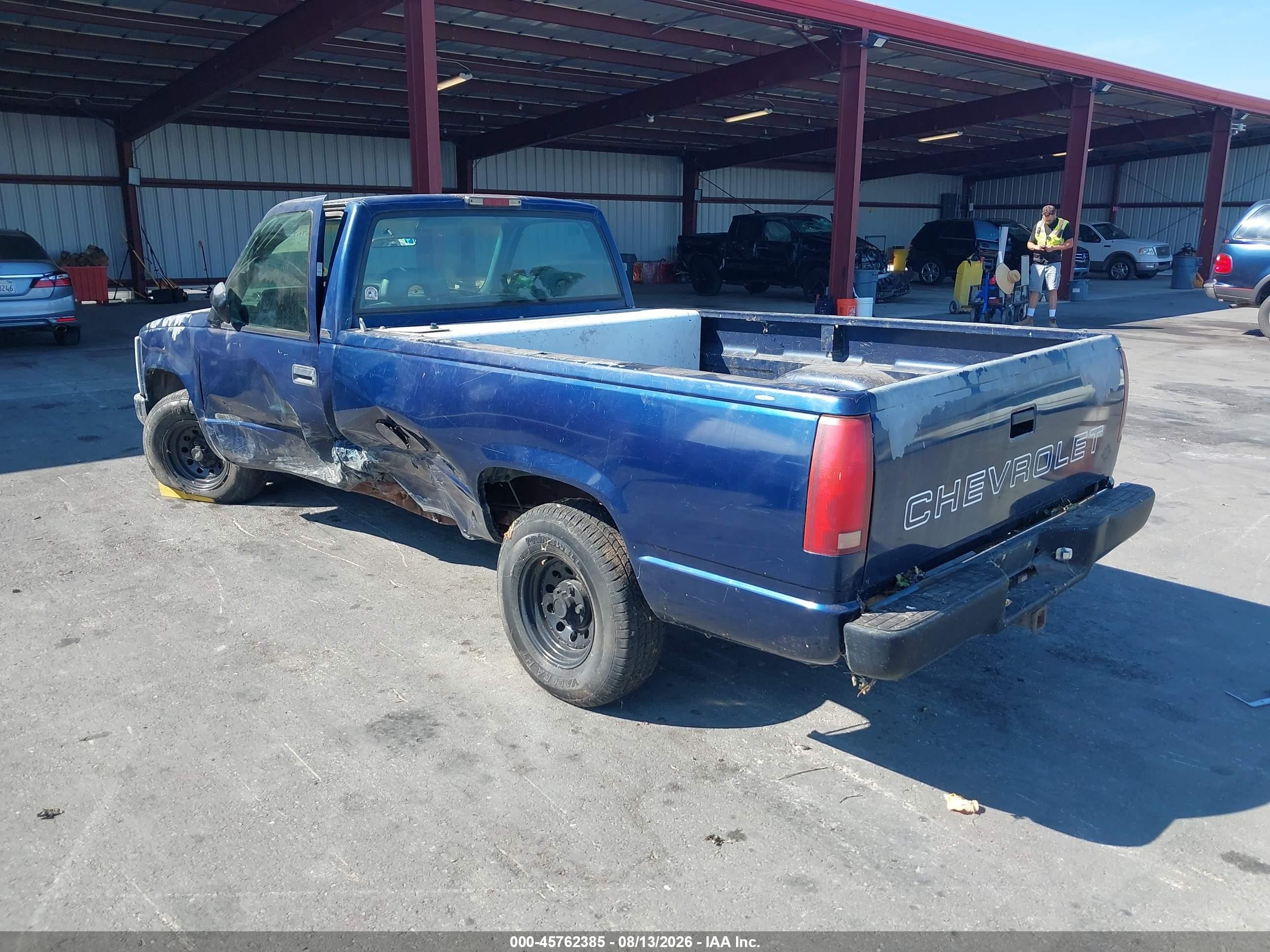 1994 Chevrolet Gmt-400 C1500 Blue vin: 1GCEC14K3RE308651