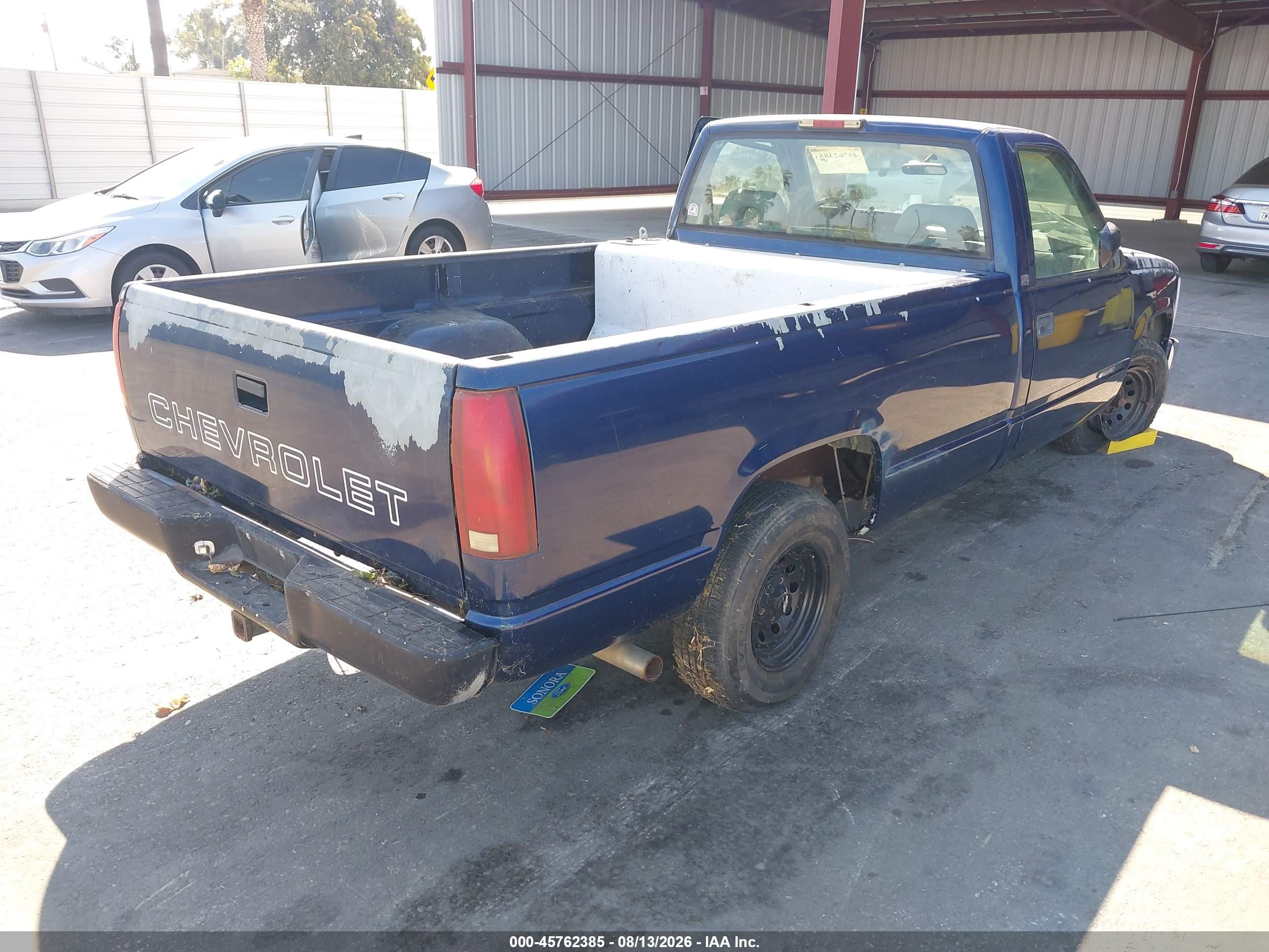 1994 Chevrolet Gmt-400 C1500 Blue vin: 1GCEC14K3RE308651