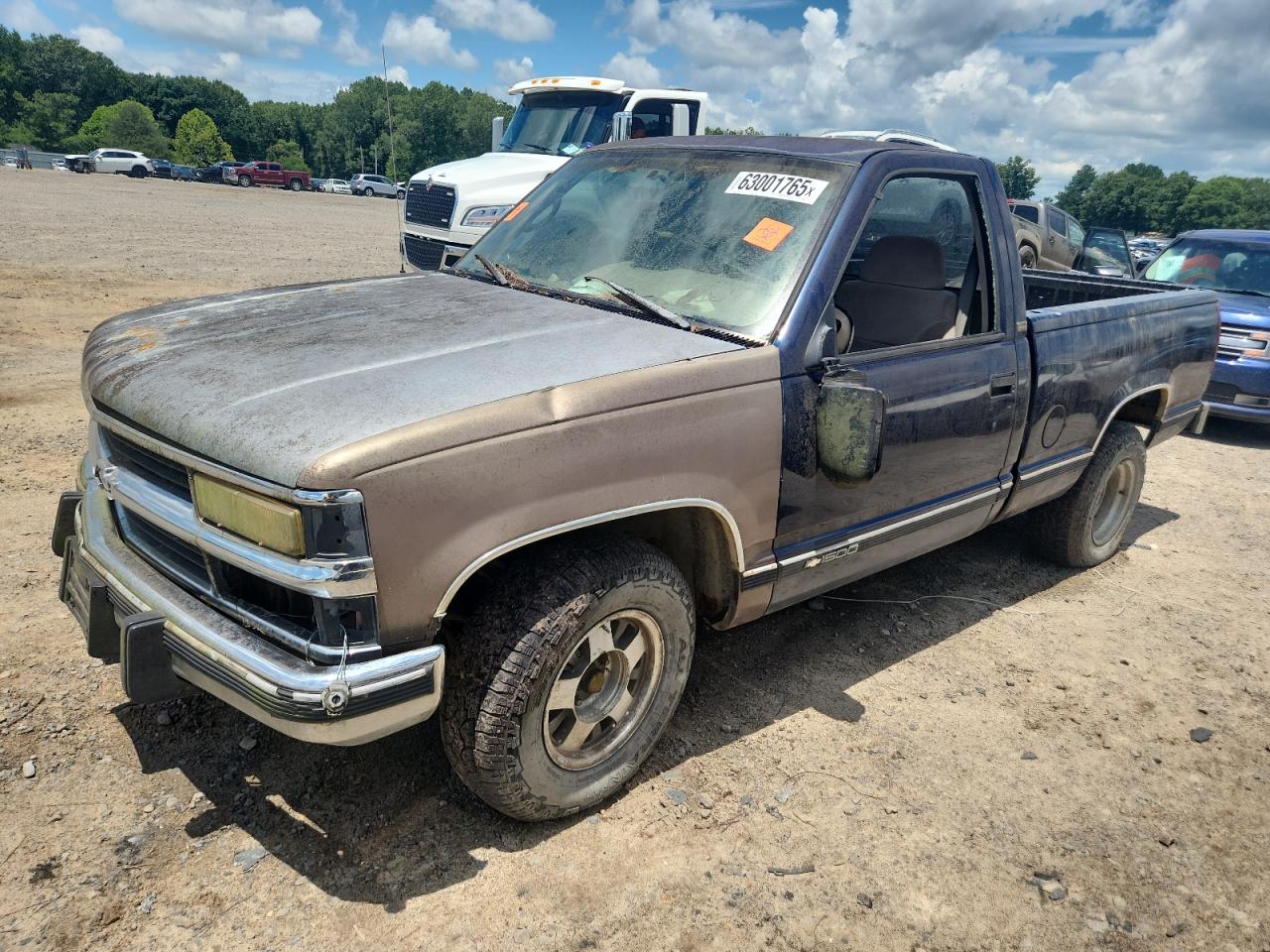 1995 Chevrolet Gmt-400 C1500   Blue vin: 1GCEC14K3SZ285564