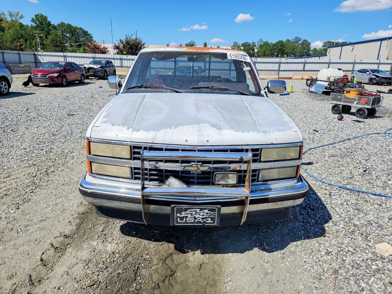 1991 Chevrolet Gmt-400 C1500 White vin: 1GCEC14K9ME218350