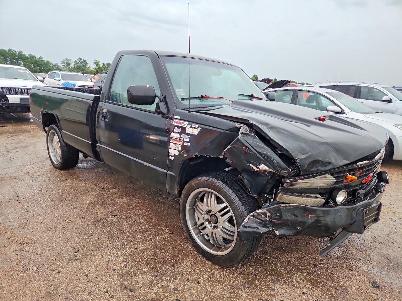 1992 Chevrolet Gmt-400 C1500 Black vin: 1GCEC14K9NZ106657