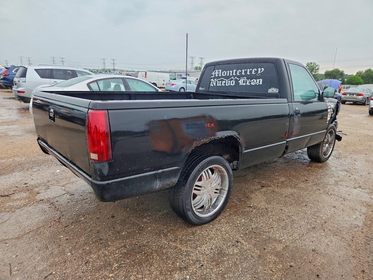 1992 Chevrolet Gmt-400 C1500 Black vin: 1GCEC14K9NZ106657