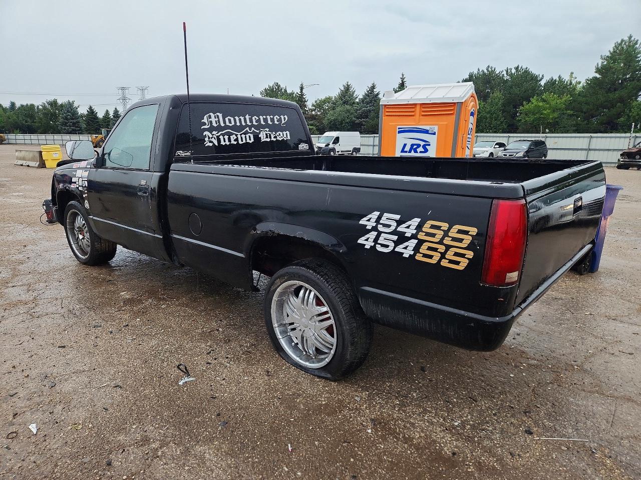 1992 Chevrolet Gmt-400 C1500 Black vin: 1GCEC14K9NZ106657