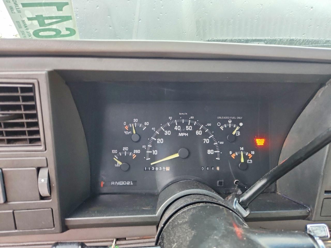 1992 Chevrolet Gmt-400 C1500 Black vin: 1GCEC14K9NZ106657