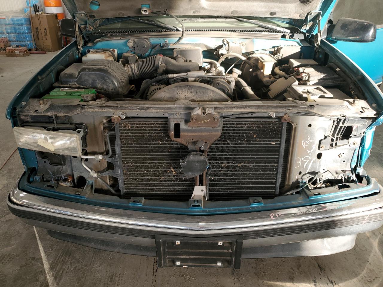 1996 Chevrolet Gmt-400 C1500 Бирюзовый vin: 1GCEC14R4TE111198