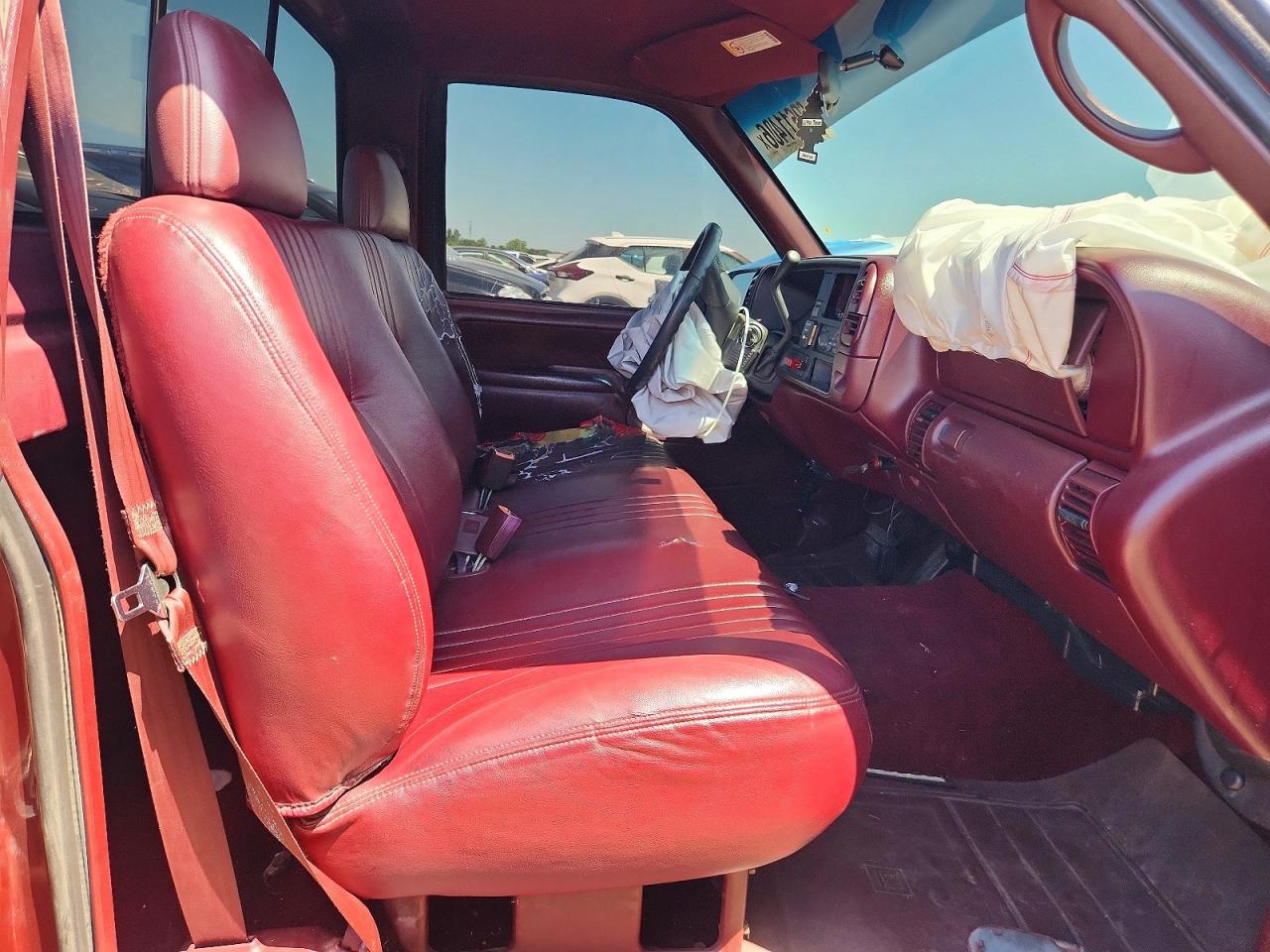 1998 Chevrolet Gmt-400 C1500 Maroon vin: 1GCEC14R4WZ197691
