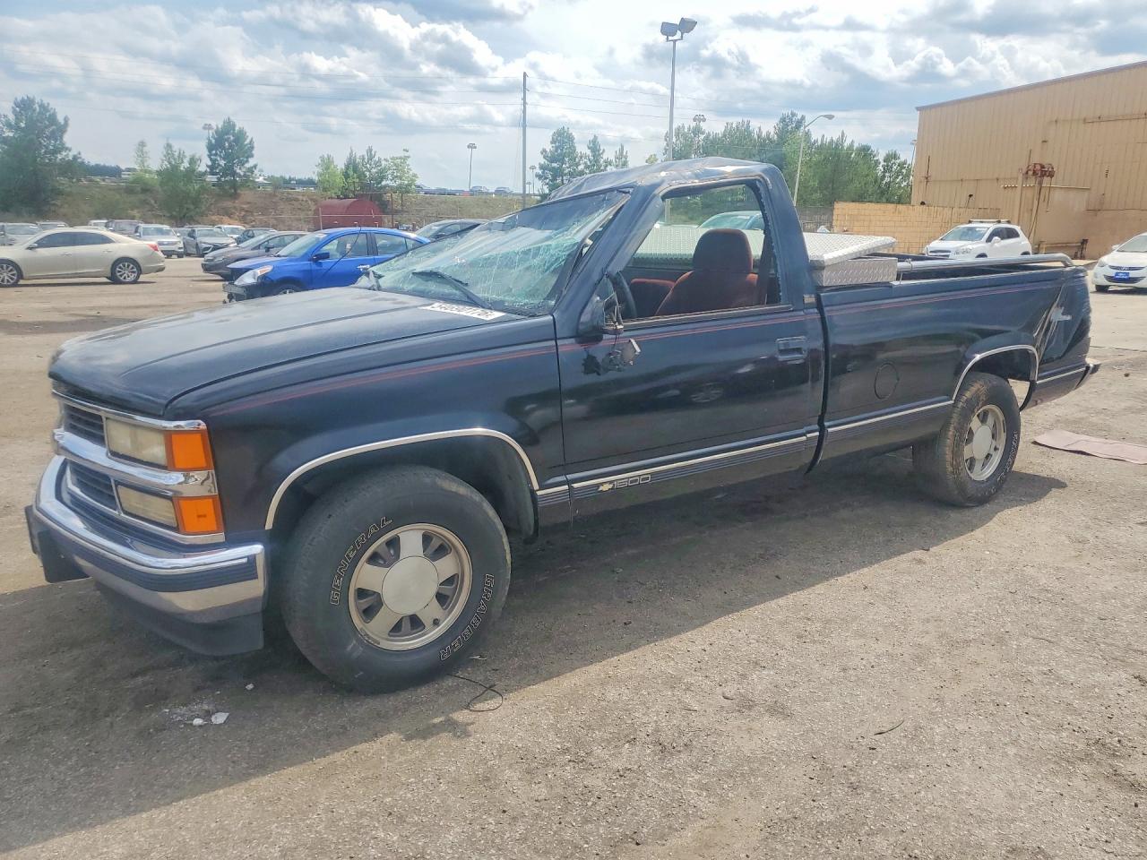1997 Chevrolet Gmt-400 C1500 Black vin: 1GCEC14R9VE108347