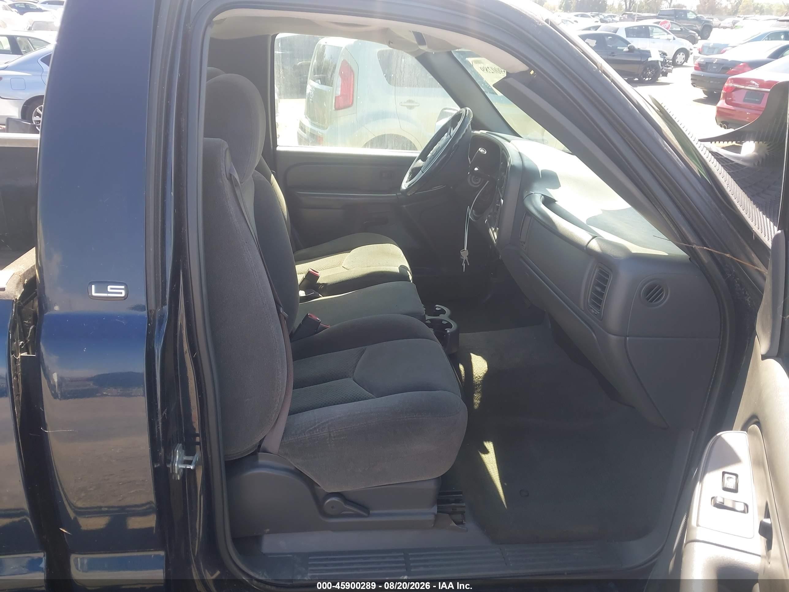 2005 Chevrolet Silverado 1500 Ls Blue vin: 1GCEC14T25E103664