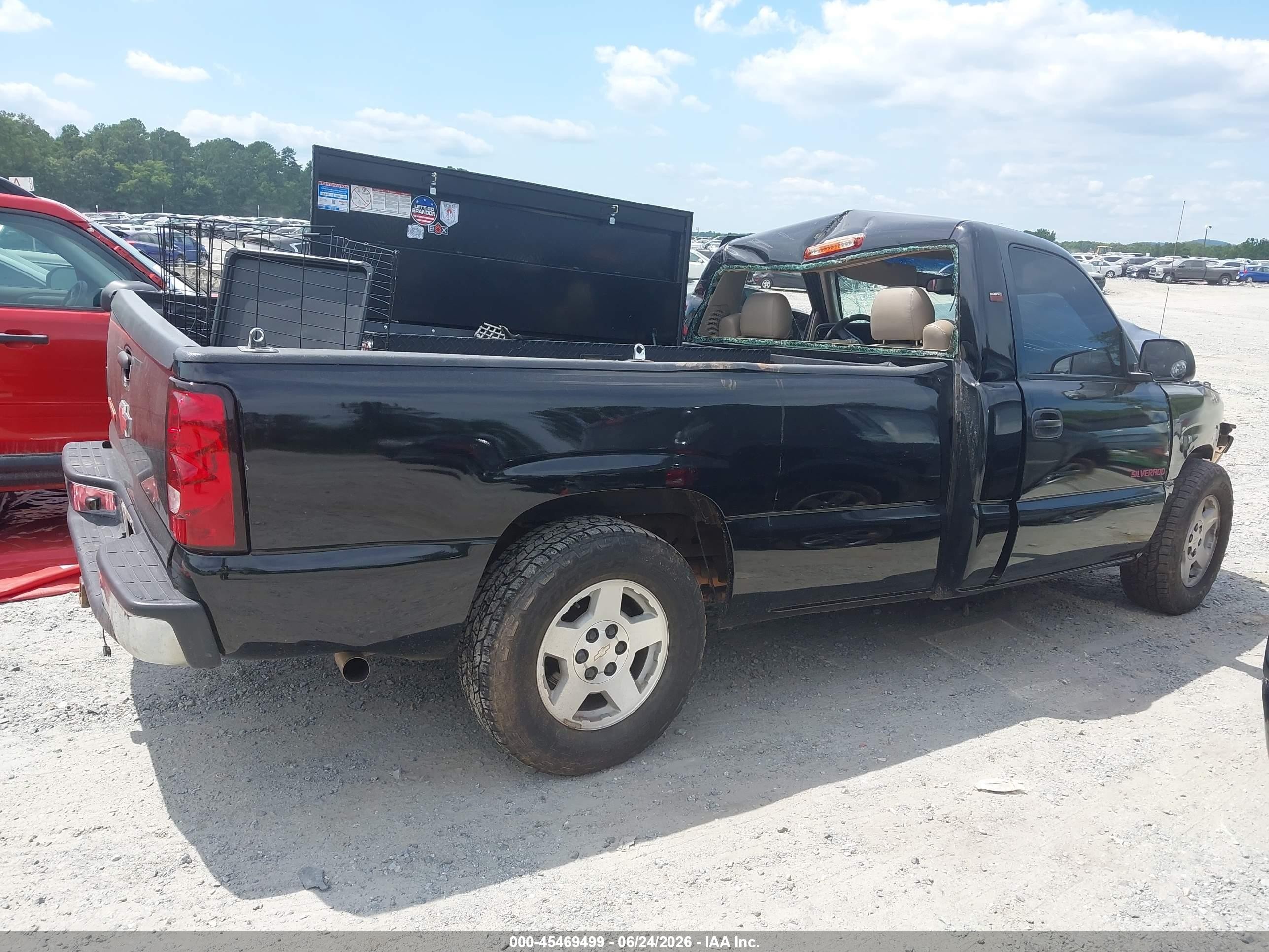 2003 Chevrolet Silverado 1500 Work Truck Black vin: 1GCEC14T43Z180669
