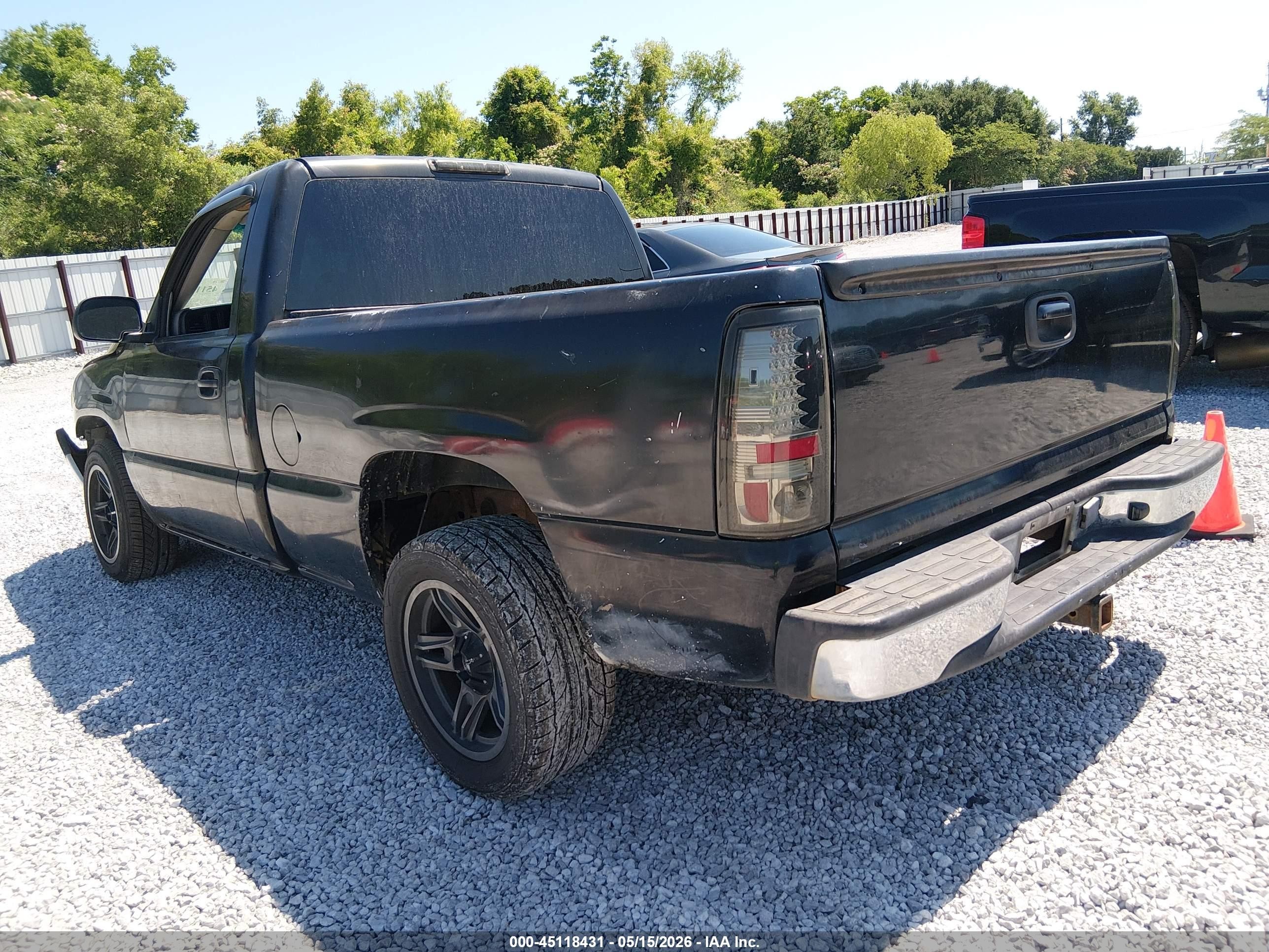 2000 Chevrolet Silverado 1500 Ls Black vin: 1GCEC14T4YZ161319