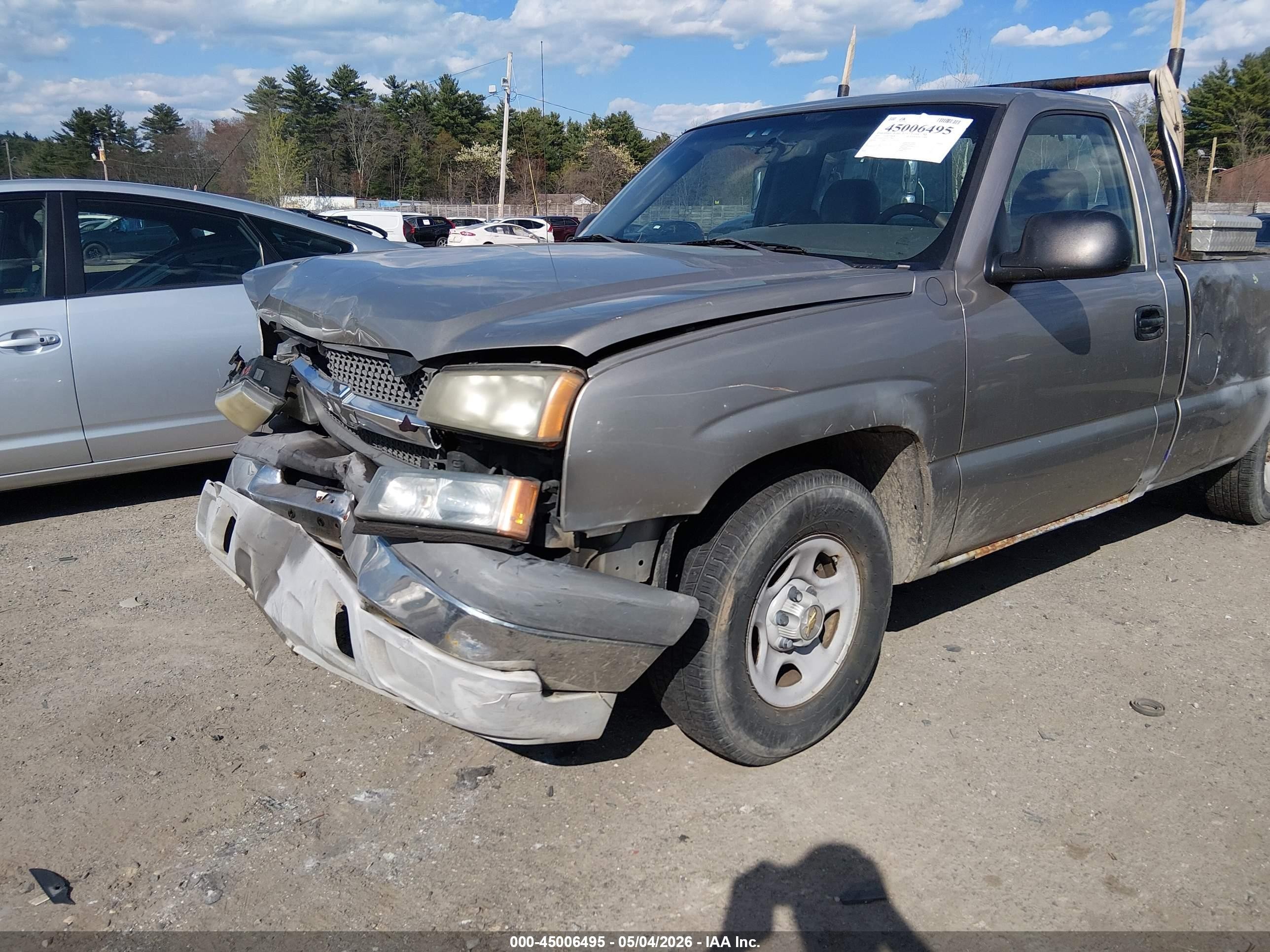 2003 Chevrolet Silverado 1500 Work Truck Коричневый vin: 1GCEC14T53Z328845