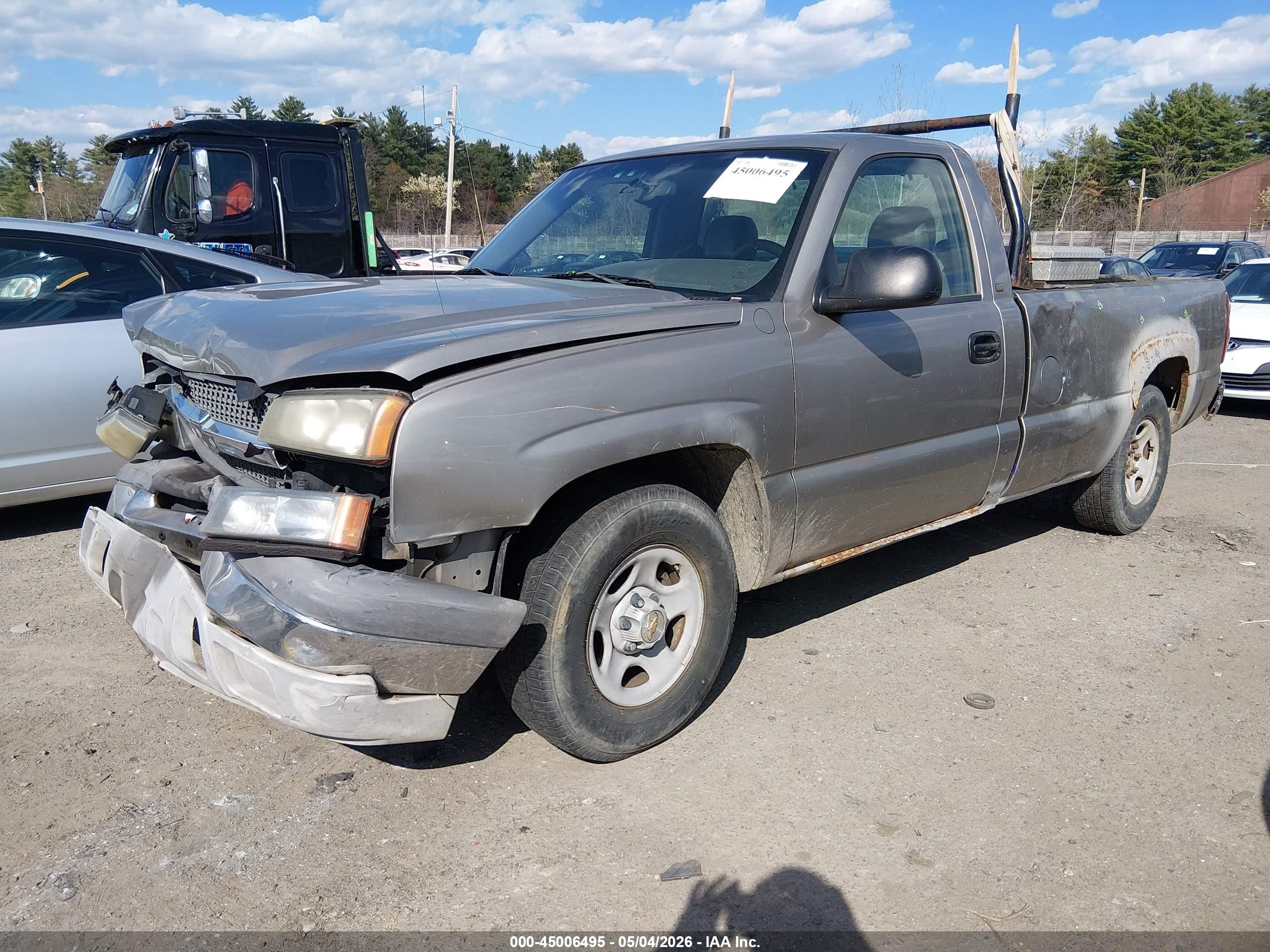 2003 Chevrolet Silverado 1500 Work Truck Коричневый vin: 1GCEC14T53Z328845