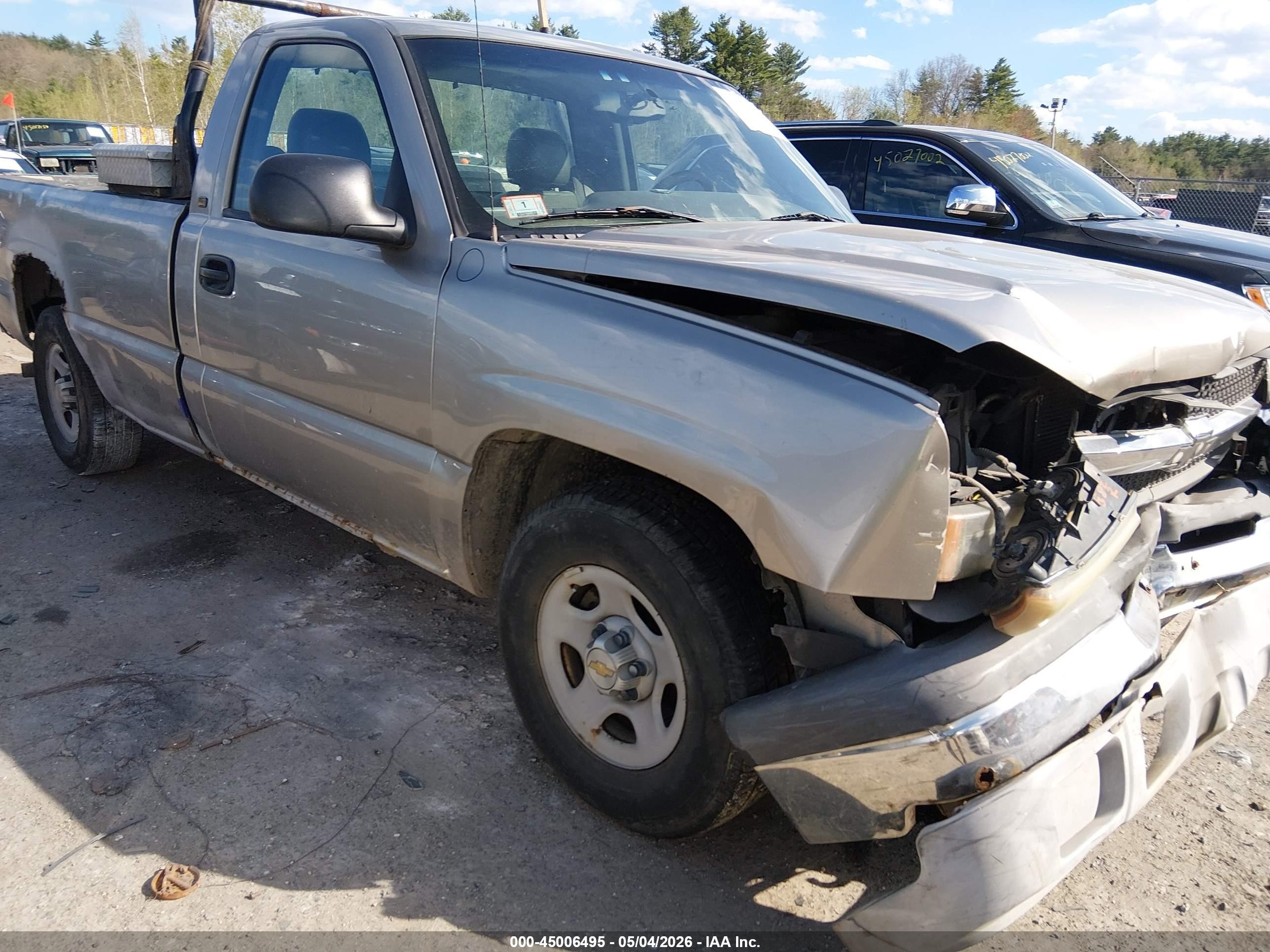 2003 Chevrolet Silverado 1500 Work Truck Коричневый vin: 1GCEC14T53Z328845