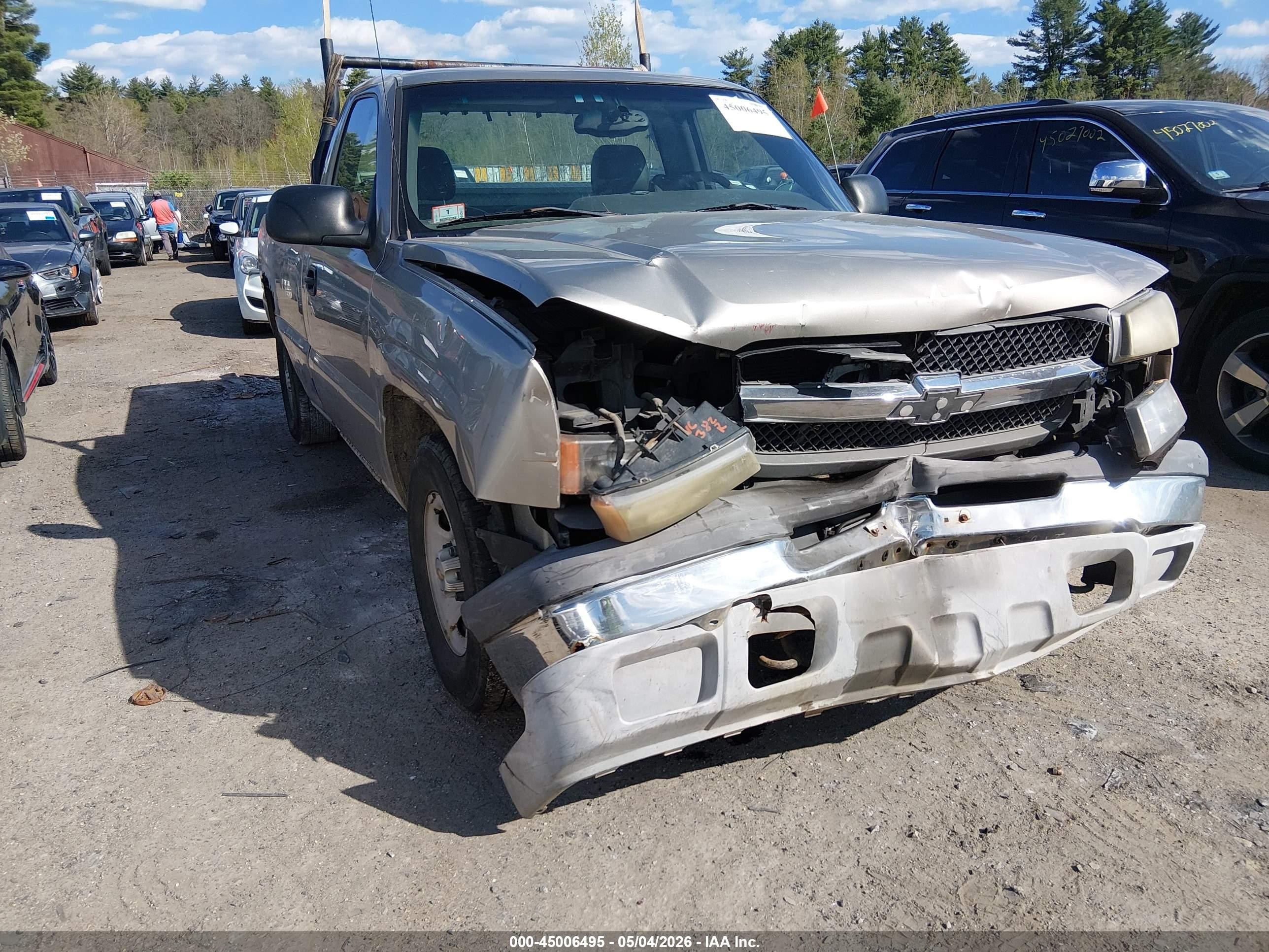2003 Chevrolet Silverado 1500 Work Truck Коричневый vin: 1GCEC14T53Z328845