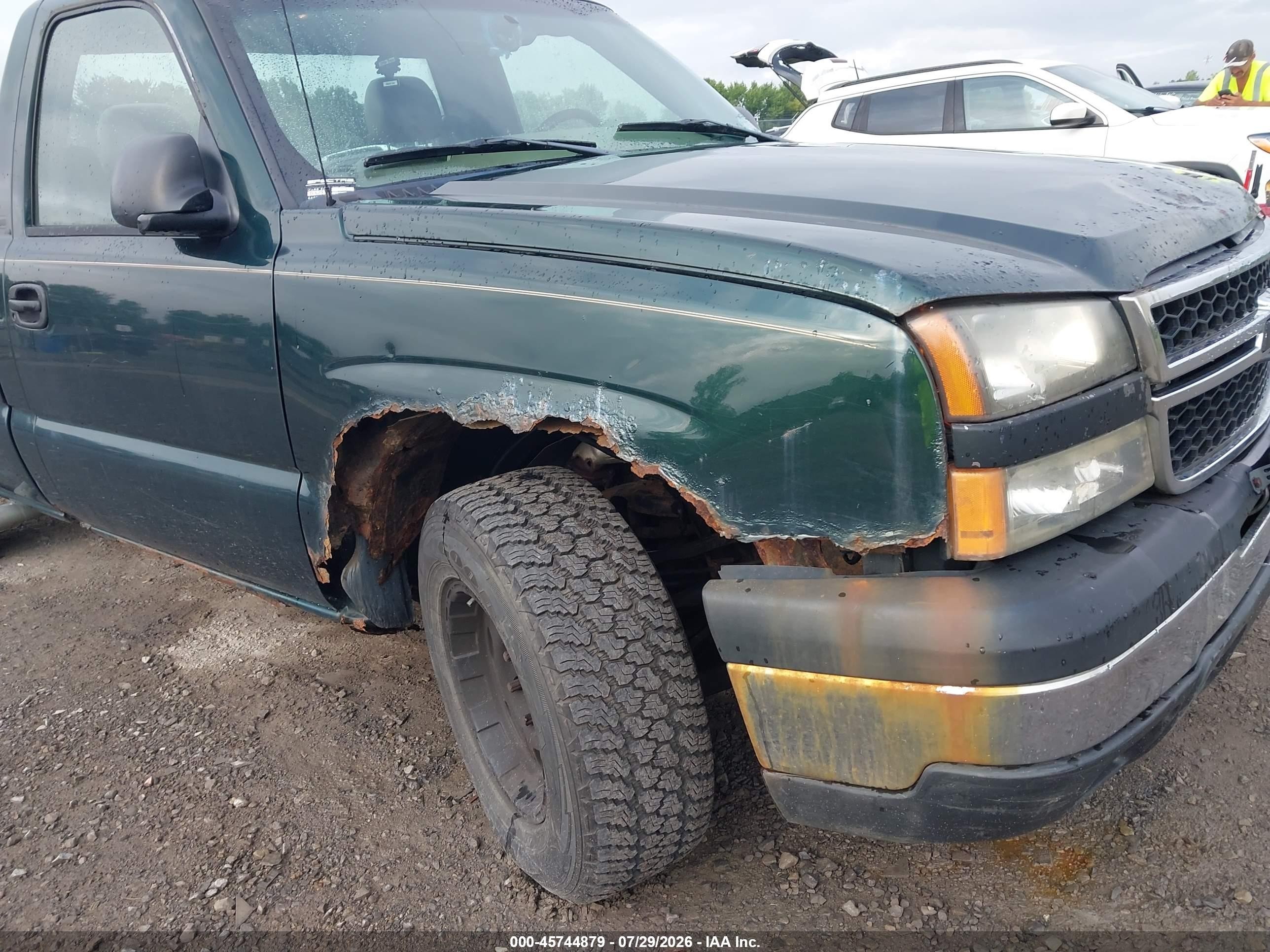 2004 Chevrolet Silverado 1500 Work Truck Green vin: 1GCEC14T64E202647