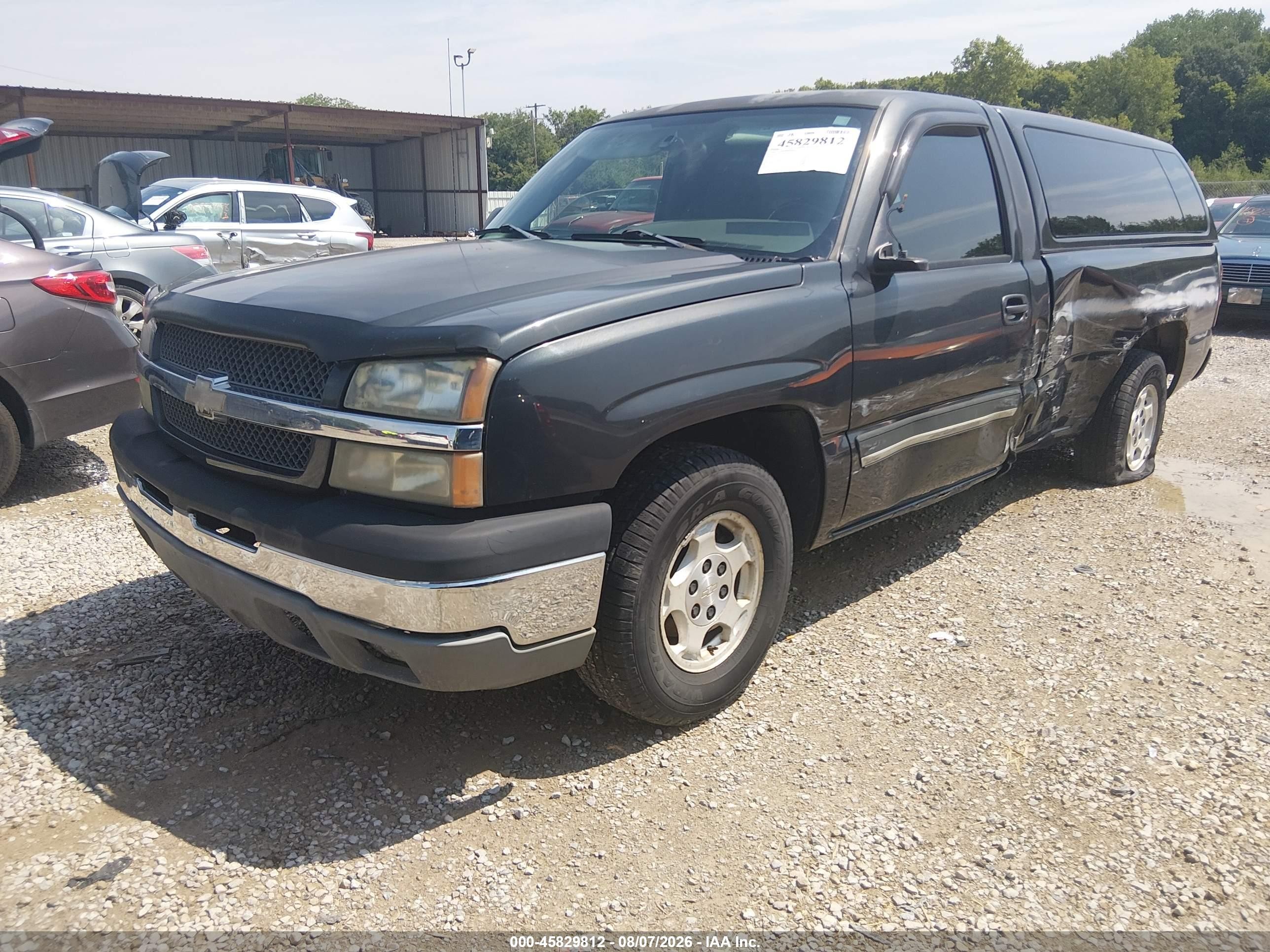 2004 Chevrolet Silverado 1500 Ls Black vin: 1GCEC14T74Z186144