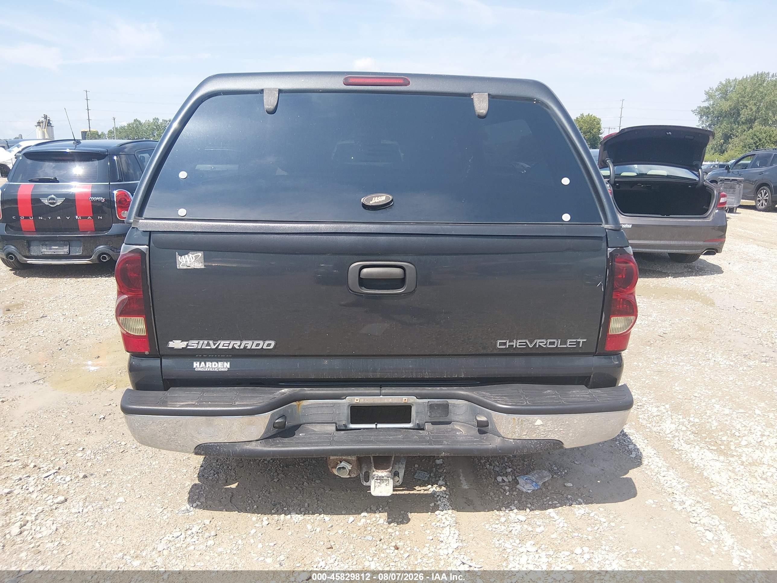 2004 Chevrolet Silverado 1500 Ls Black vin: 1GCEC14T74Z186144