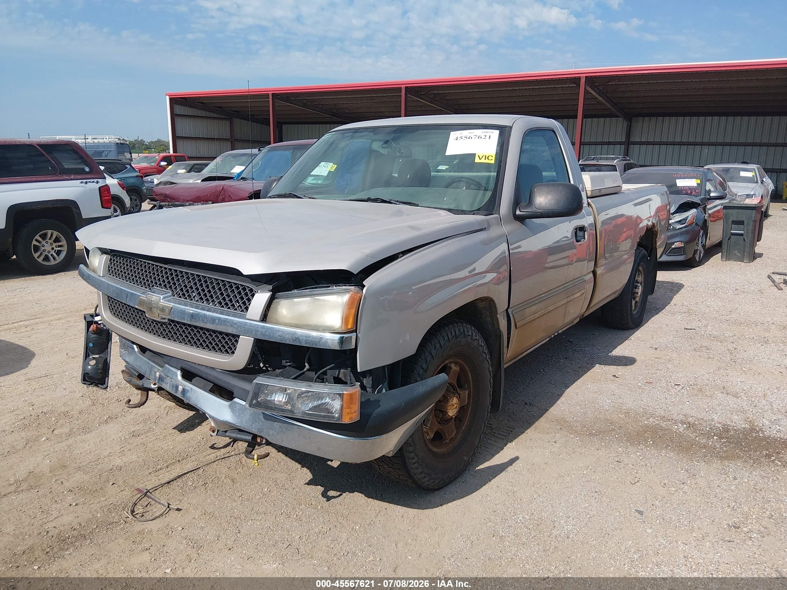 2004 Chevrolet Silverado 1500 Ls Beige vin: 1GCEC14T74Z191246