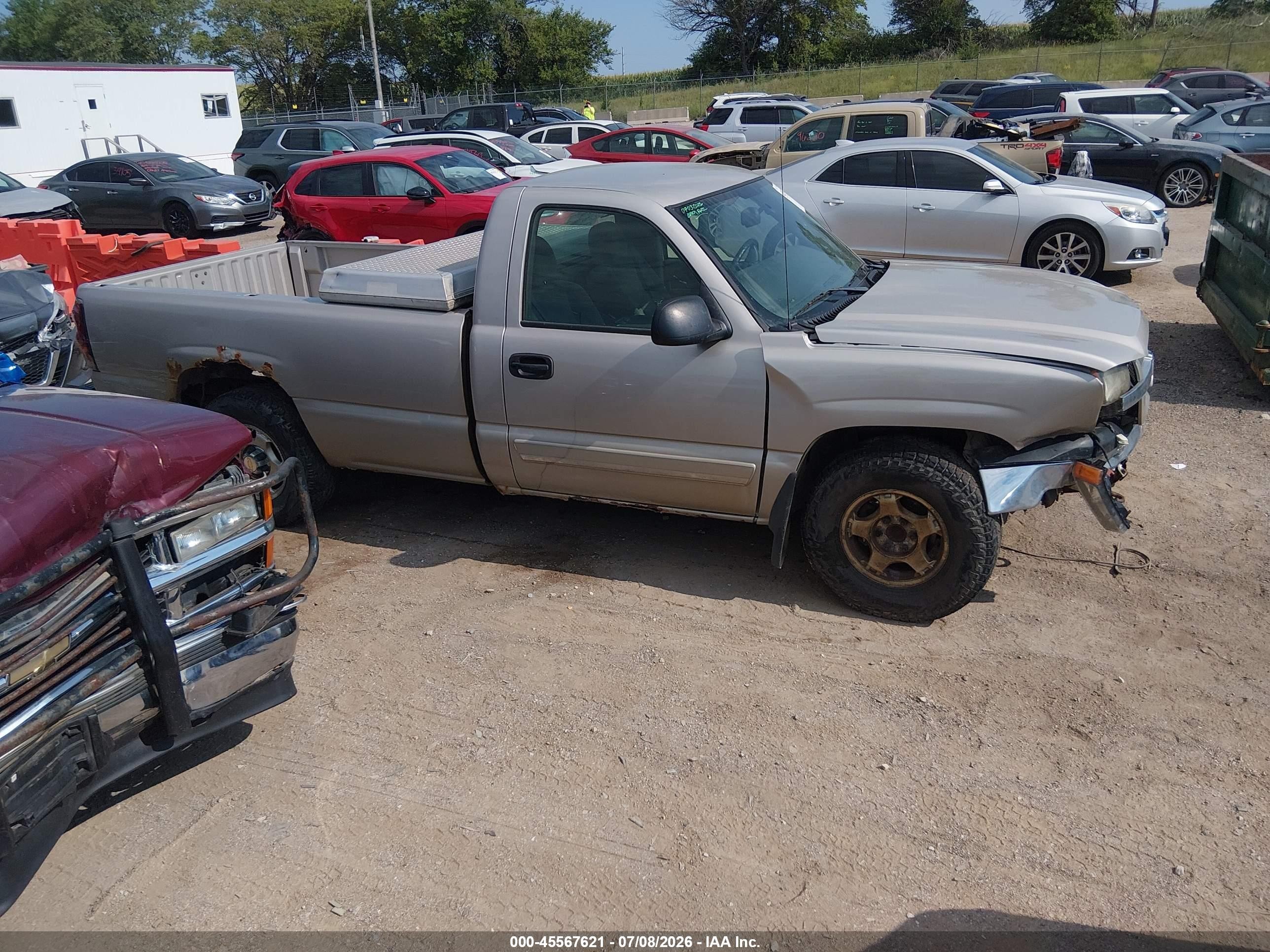 2004 Chevrolet Silverado 1500 Ls Beige vin: 1GCEC14T74Z191246