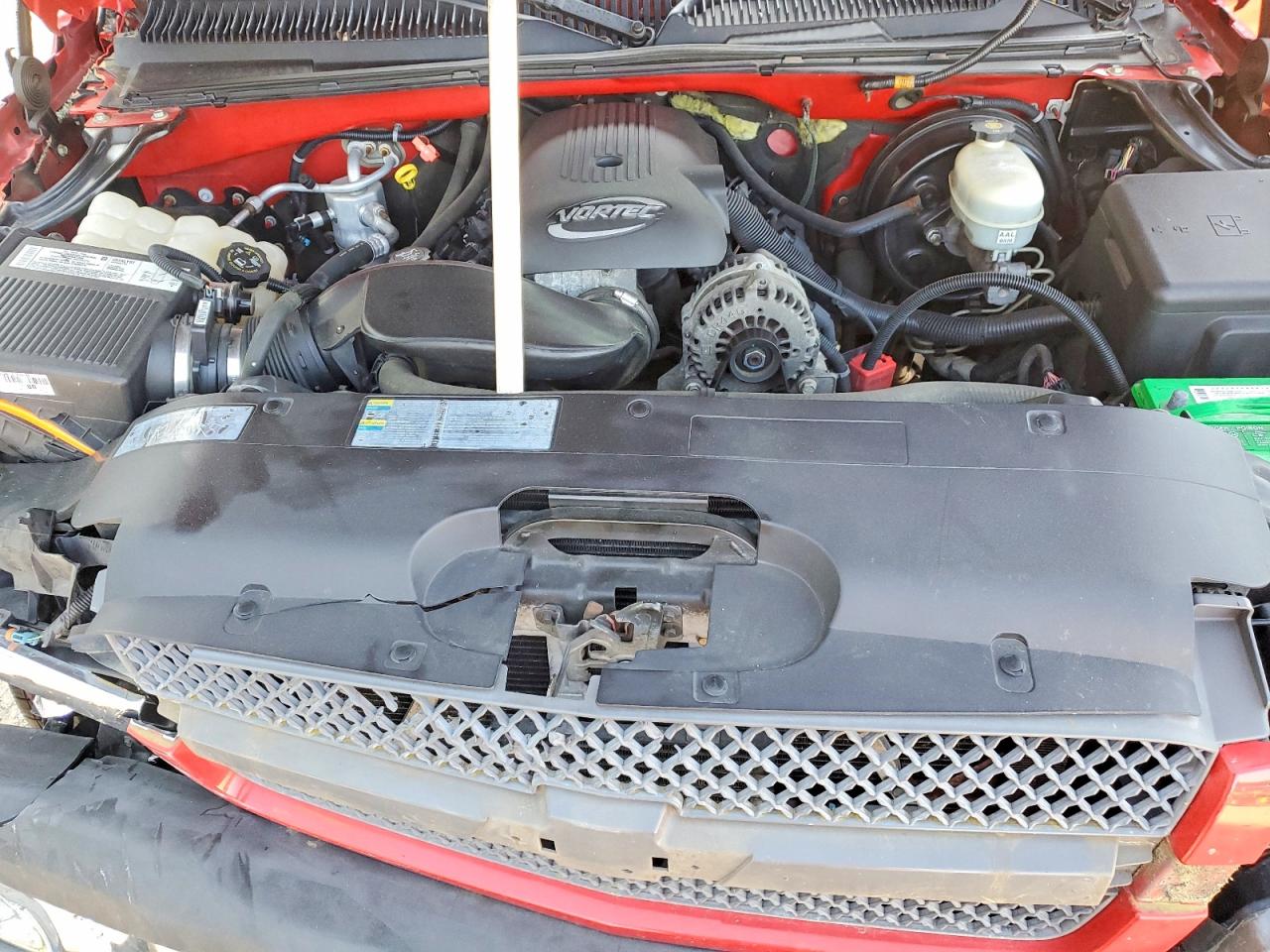 2005 Chevrolet Silverado C1500 Red vin: 1GCEC14T75Z234128