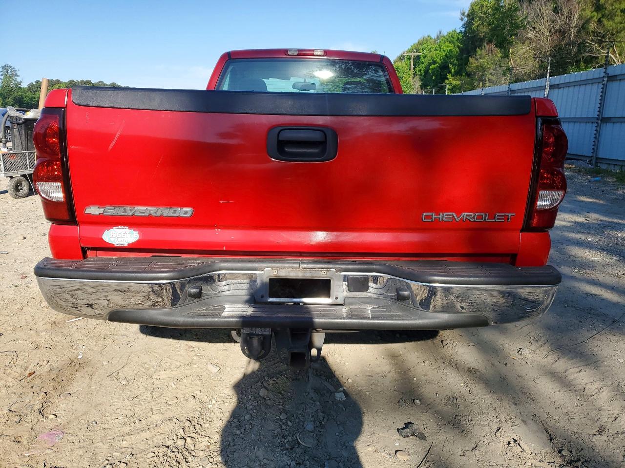 2005 Chevrolet Silverado C1500 Red vin: 1GCEC14T75Z234128