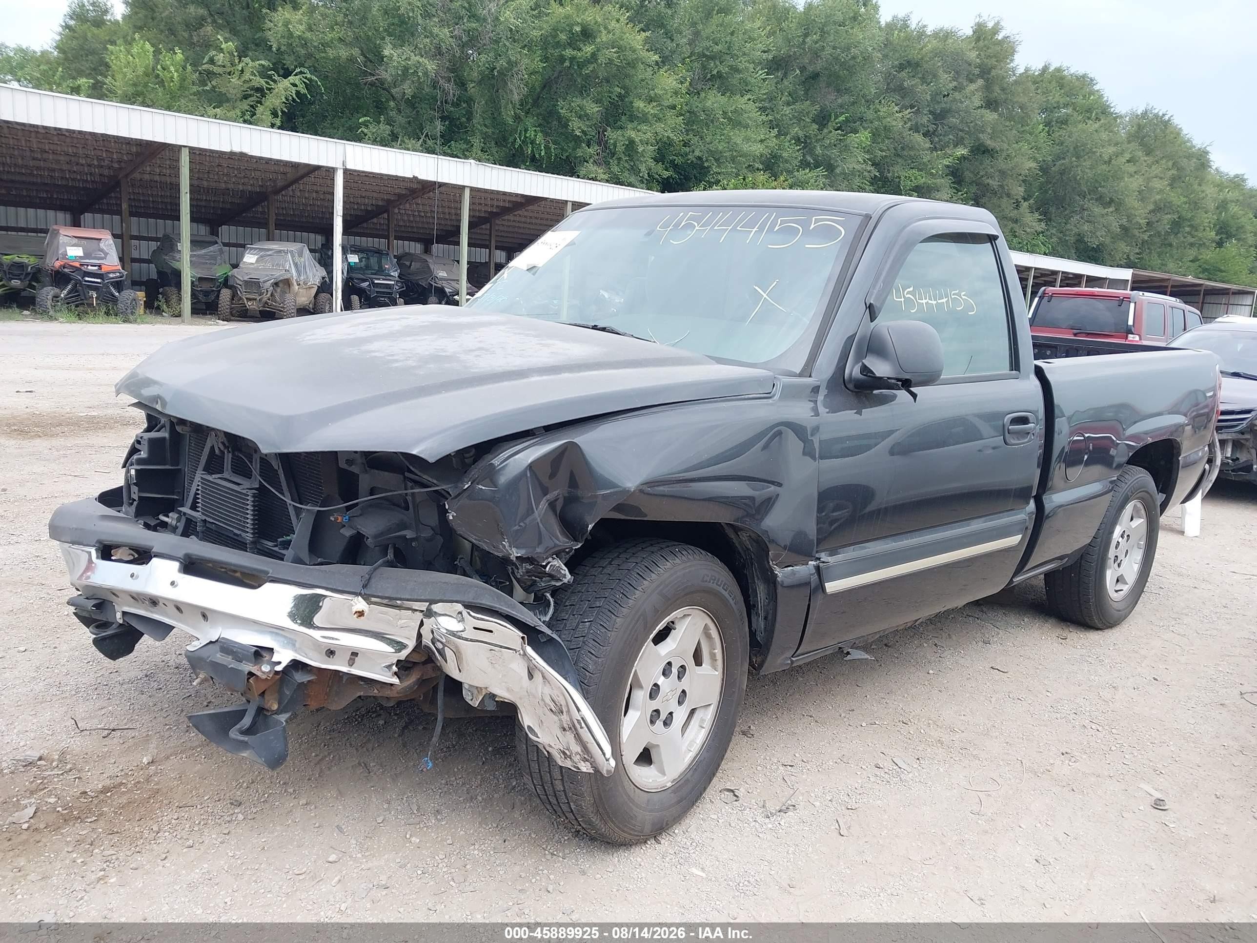 2005 Chevrolet Silverado 1500 Ls Gray vin: 1GCEC14T95Z332108