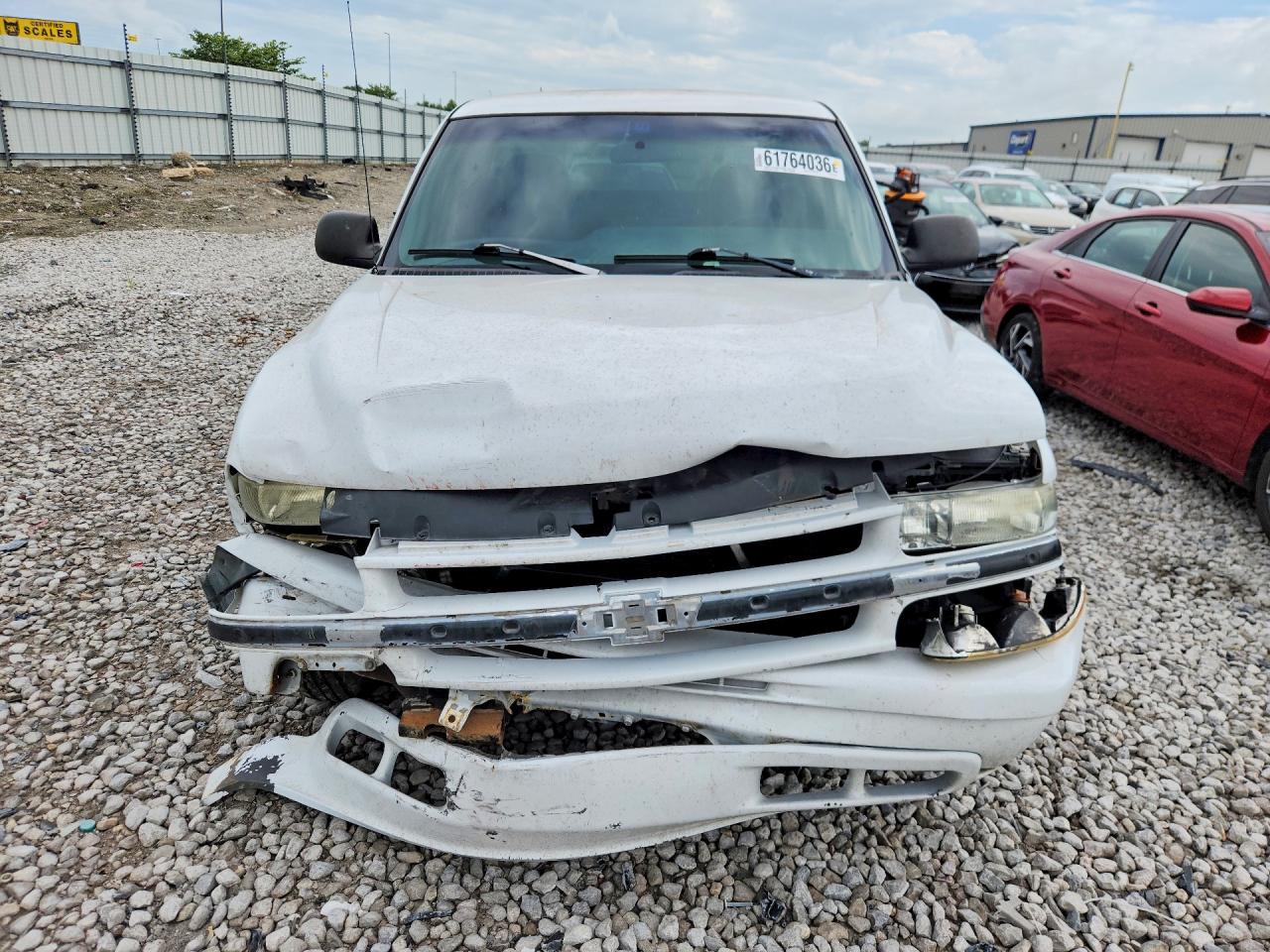 2000 Chevrolet Silverado C1500 White vin: 1GCEC14V0YE219287