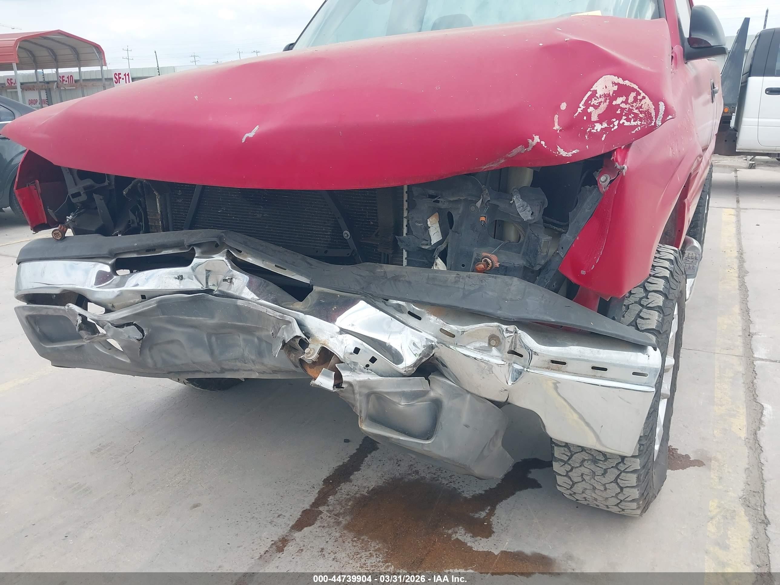 2005 Chevrolet Silverado 1500 Work Truck Red vin: 1GCEC14V15Z113547