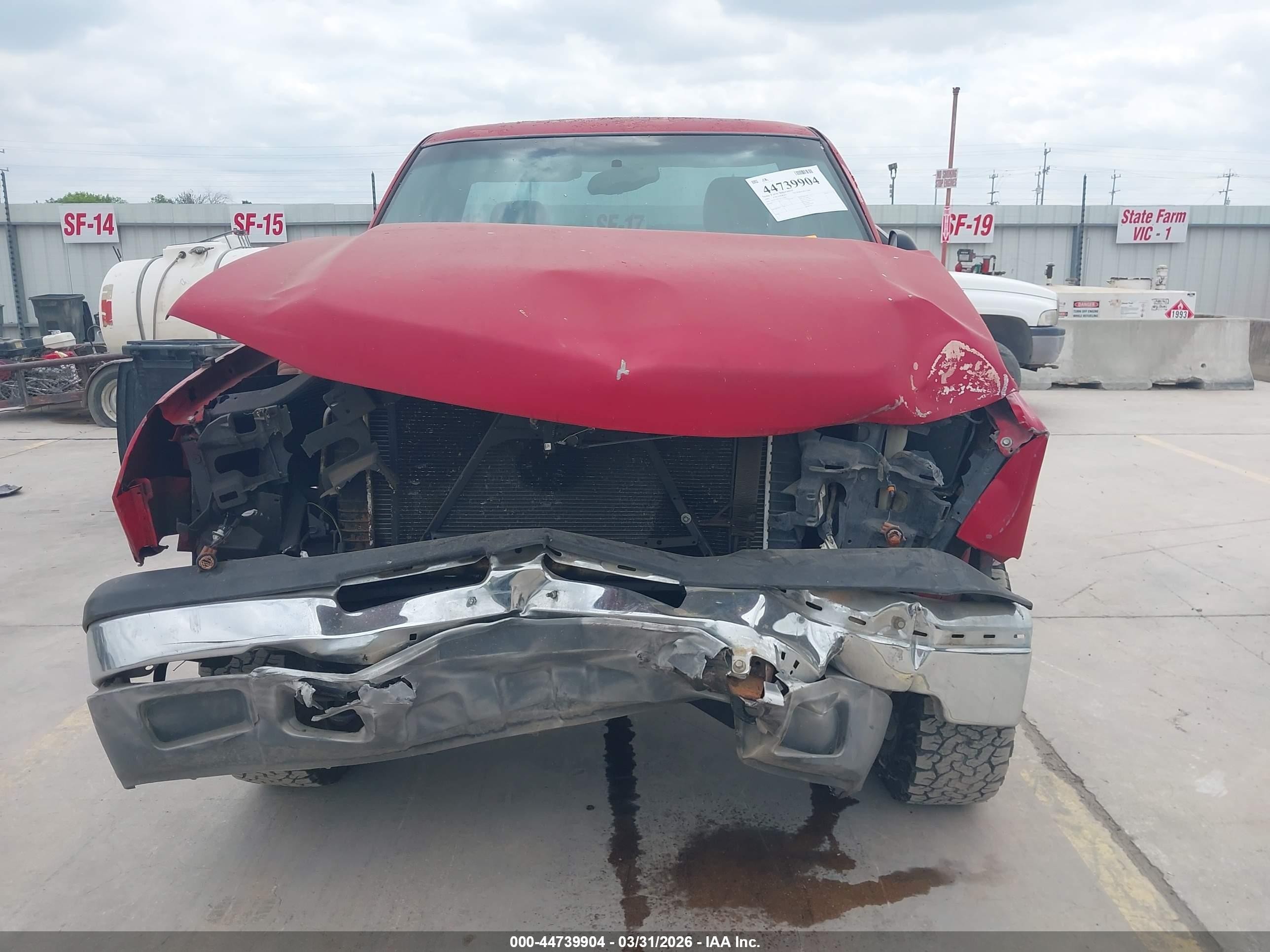 2005 Chevrolet Silverado 1500 Work Truck Red vin: 1GCEC14V15Z113547