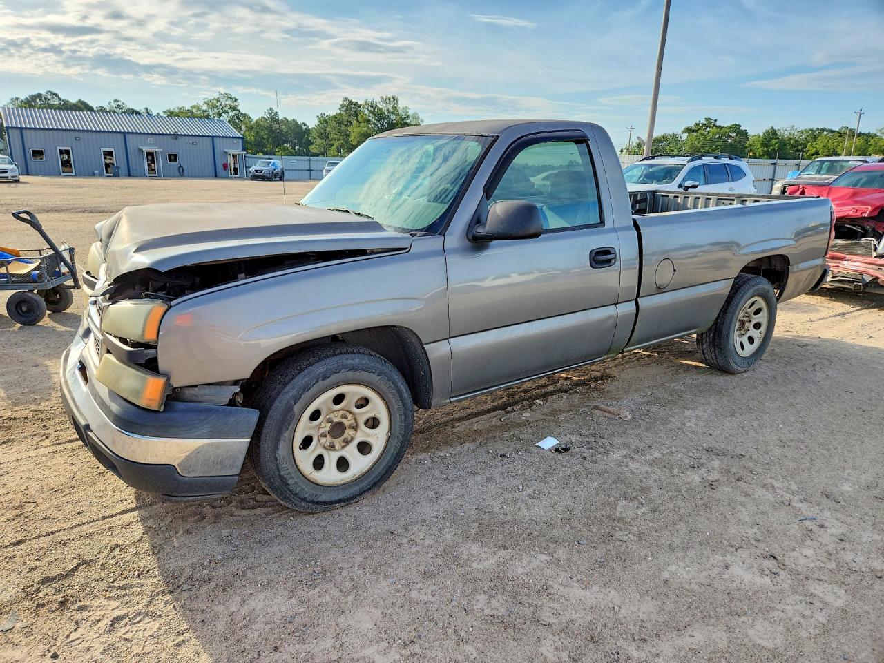 2006 Chevrolet Silverado C1500 Gray vin: 1GCEC14V16E148985