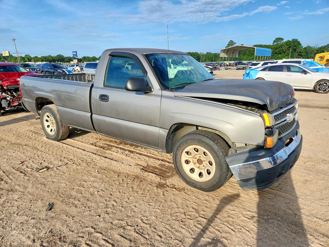 2006 Chevrolet Silverado C1500 Gray vin: 1GCEC14V16E148985